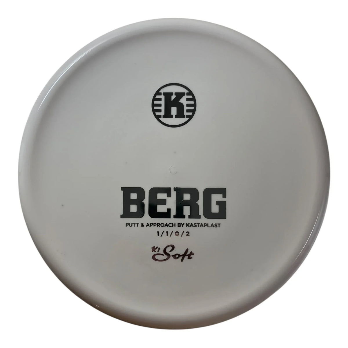 Kastaplast Berg | K1 Soft | White/Holo 174g Disc Golf
