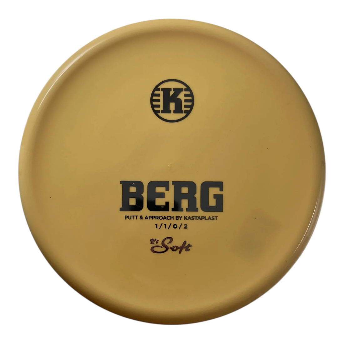 Kastaplast Berg | K1 Soft | Yellow/Holo 173-175g Disc Golf