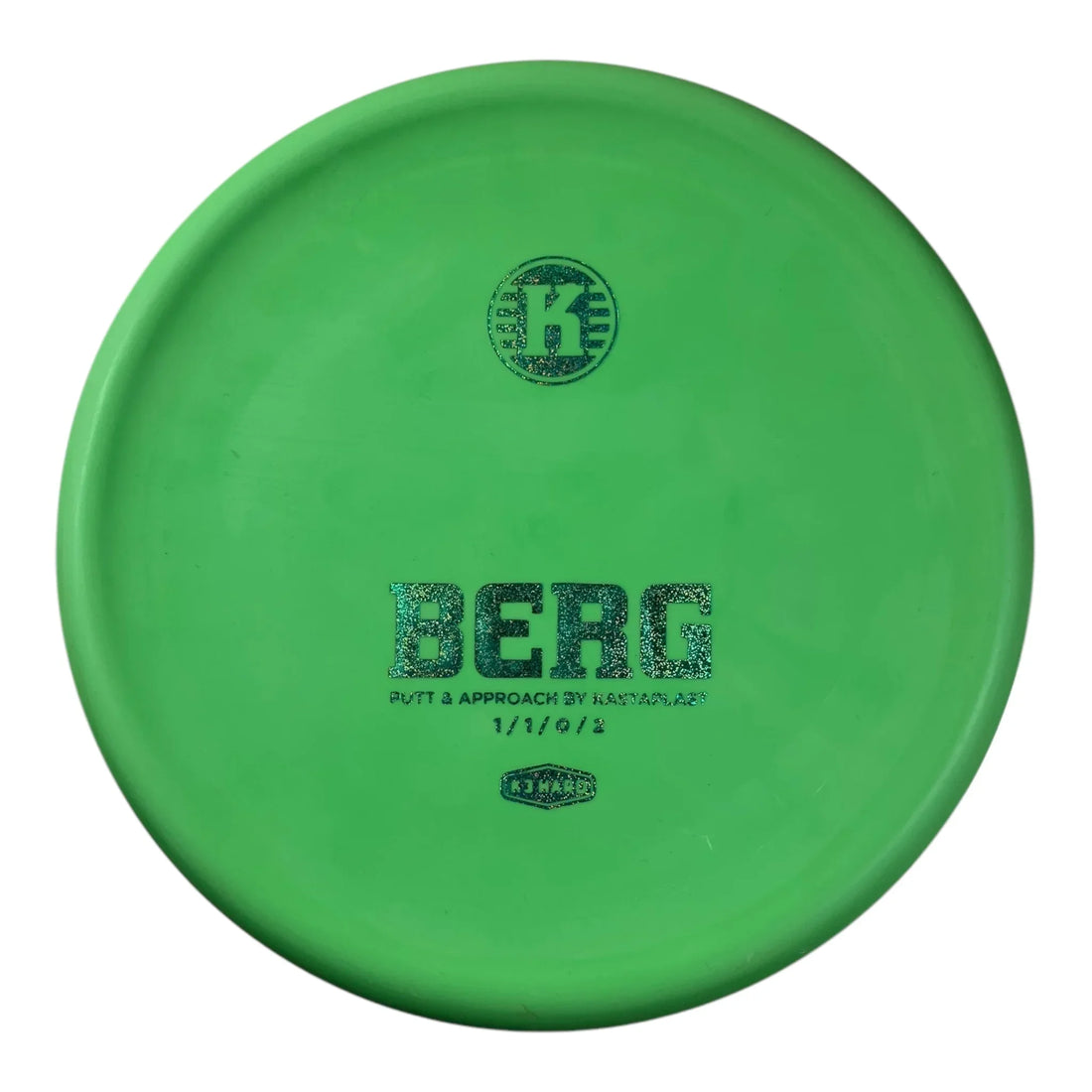 Kastaplast Berg | K3 Hard | Green/Green 172g Disc Golf