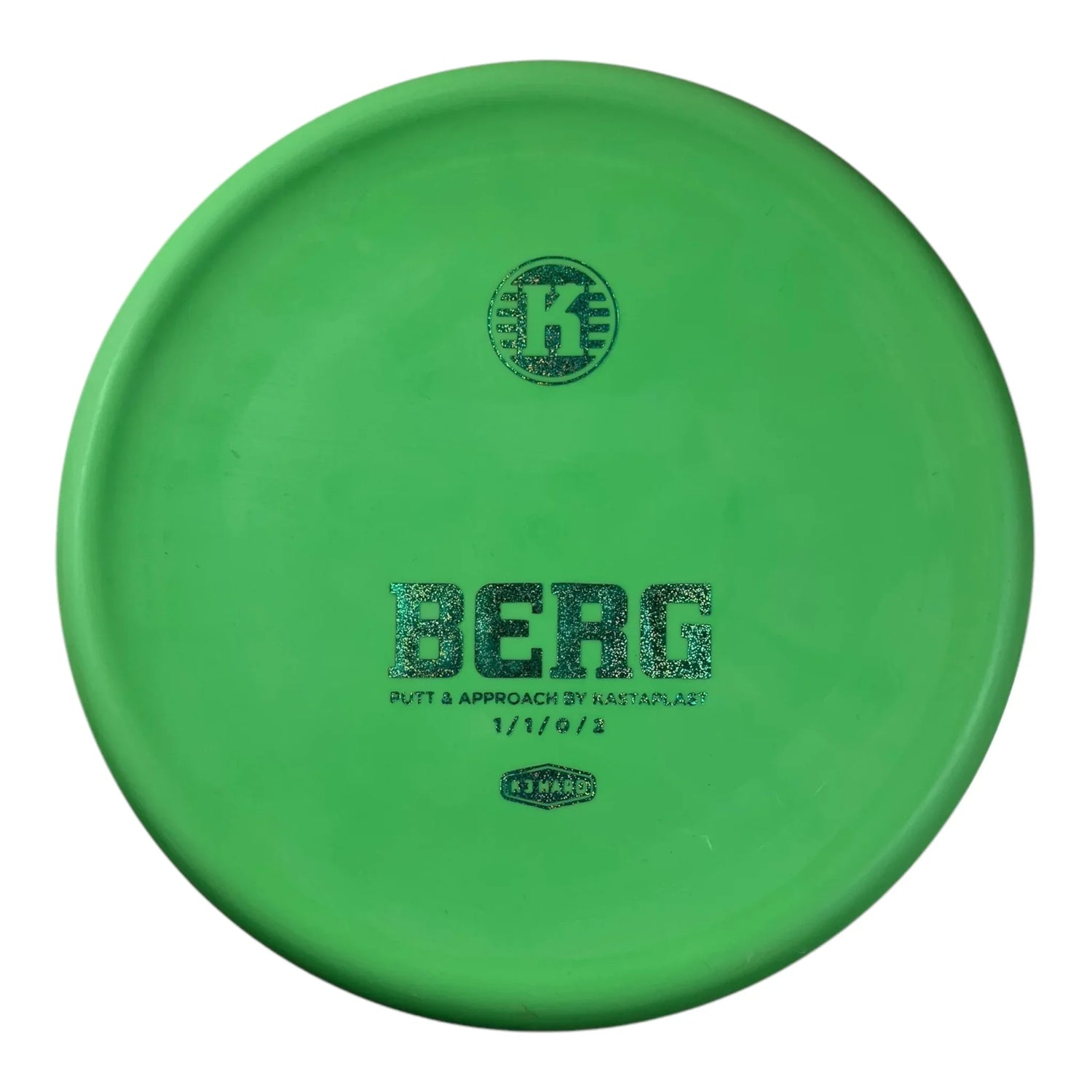 Kastaplast Berg | K3 Hard | Green/Green 172g Disc Golf