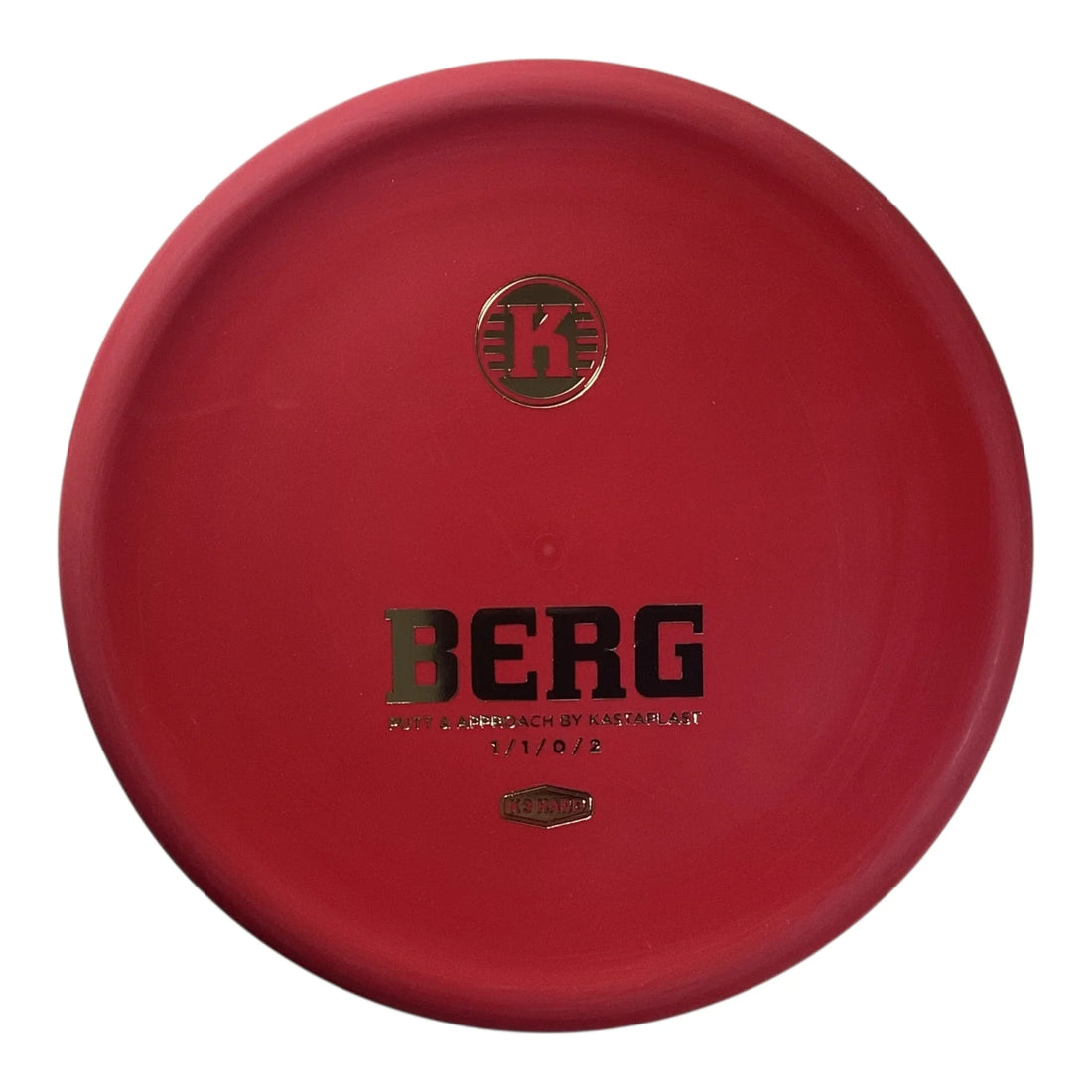 Kastaplast Berg | K3 Hard | Red/Gold 173-174g Disc Golf