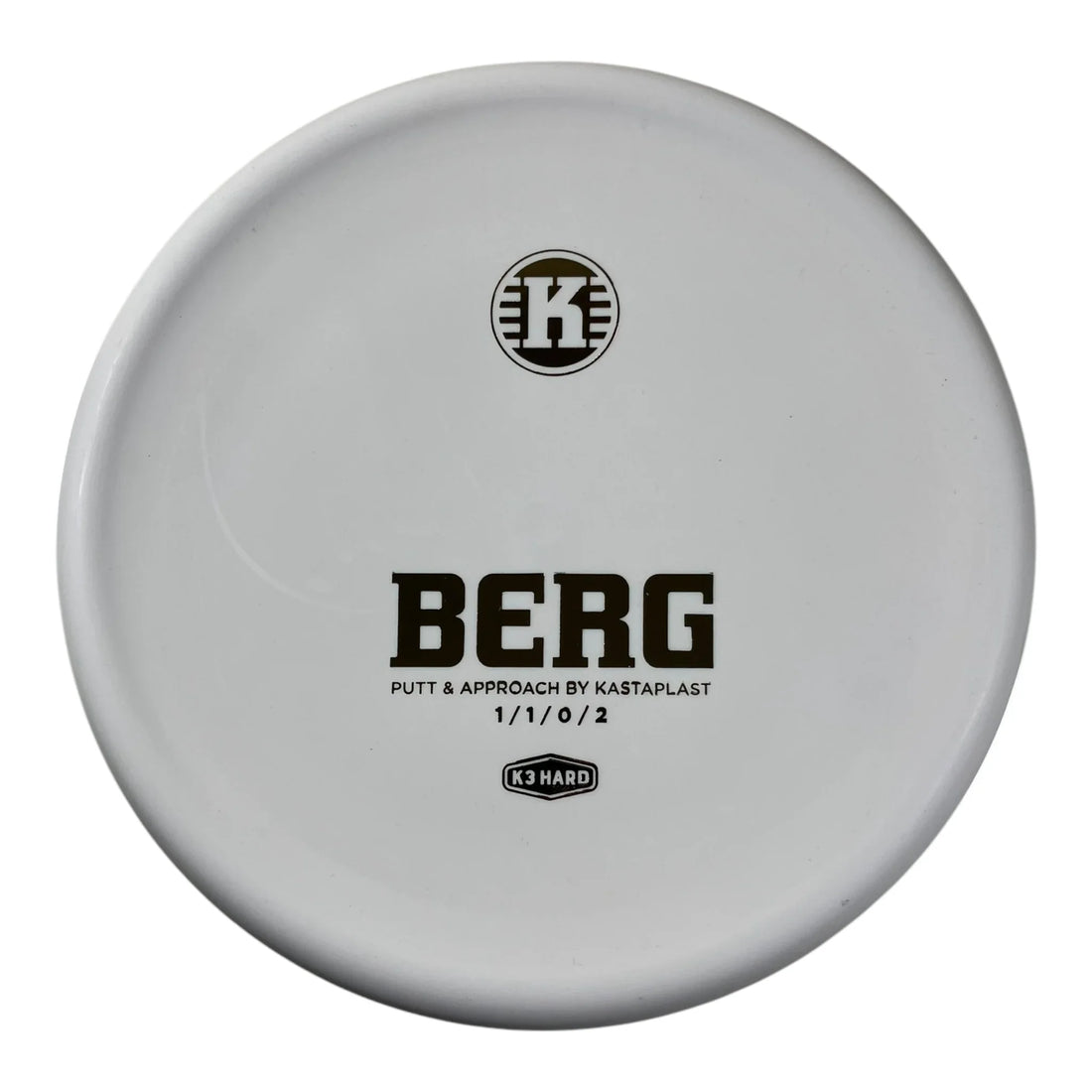 Kastaplast Berg | K3 Hard | White/Gold 174g Disc Golf