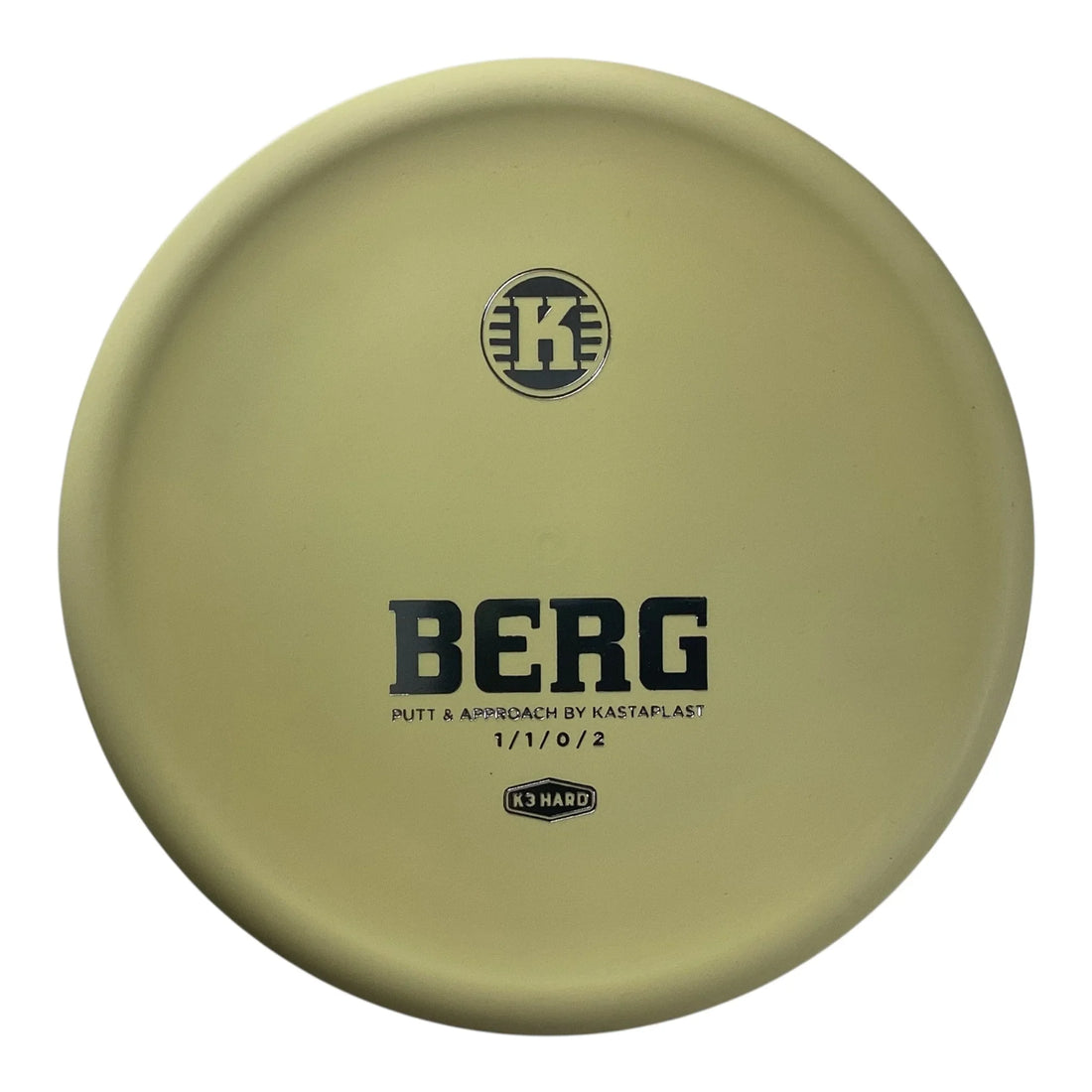 Kastaplast Berg | K3 Hard | Yellow/Silver 174g Disc Golf