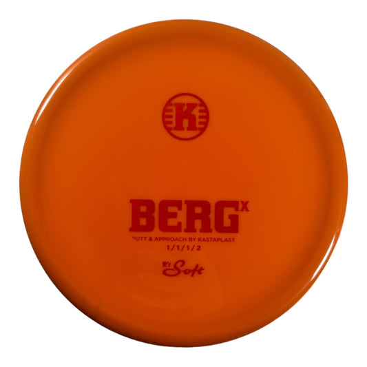 Kastaplast Berg X | K1 Soft | Orange/Red 174-175g Disc Golf