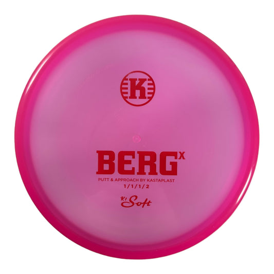 Kastaplast Berg X | K1 Soft | Pink/Red 175g Disc Golf