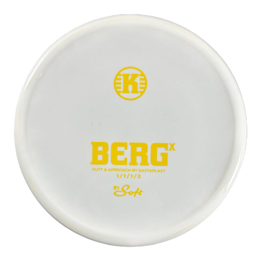 Kastaplast Berg X | K1 Soft | White/Yellow 175g Disc Golf