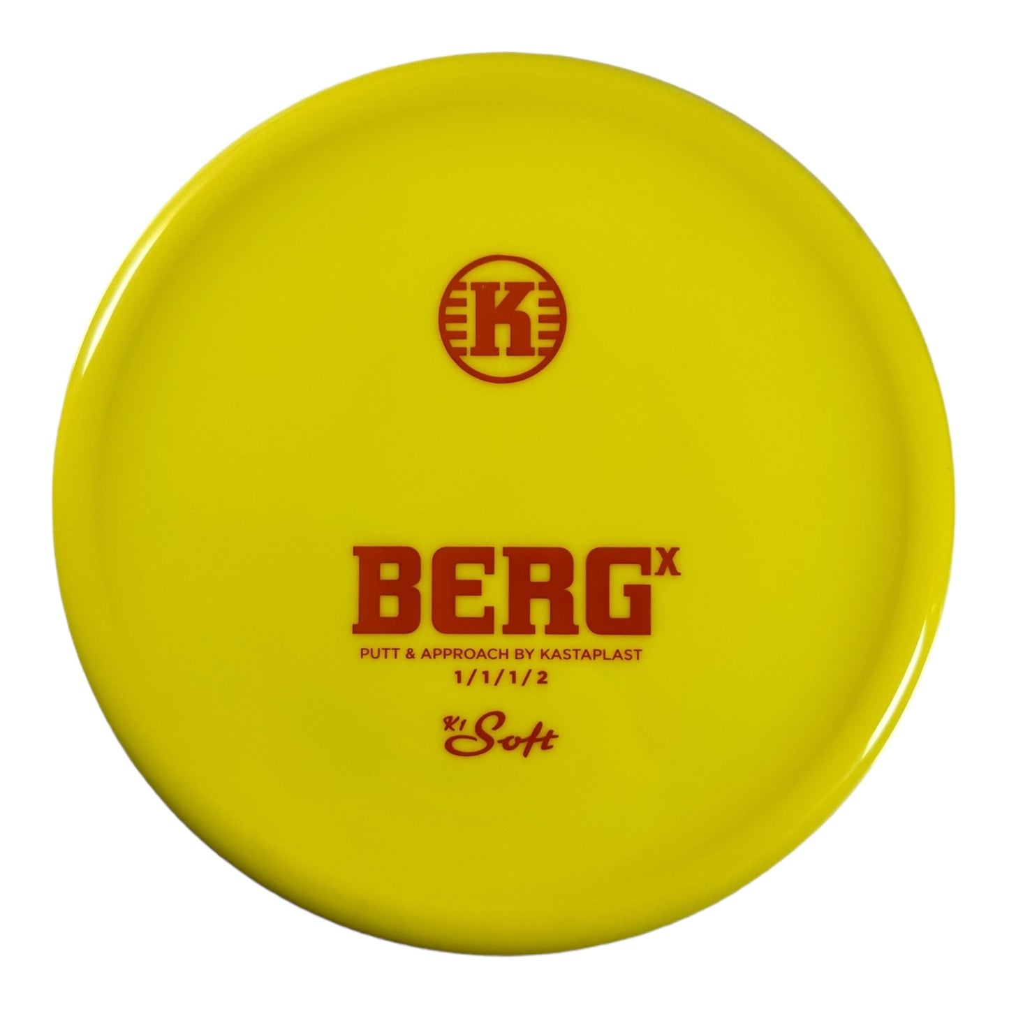 Kastaplast Berg X | K1 Soft | Yellow/Red 175g Disc Golf