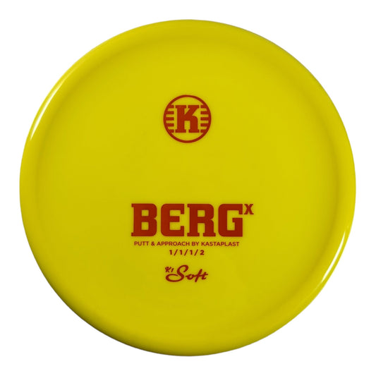 Kastaplast Berg X | K1 Soft | Yellow/Red 175g Disc Golf