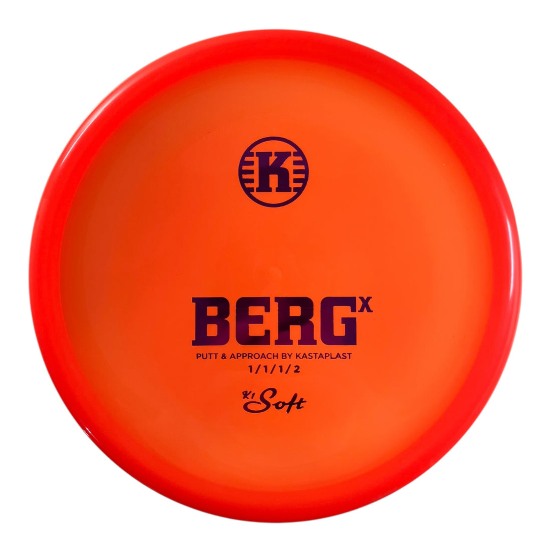Kastaplast Berg X | K1 Soft | Orange/Purple 175g Disc Golf