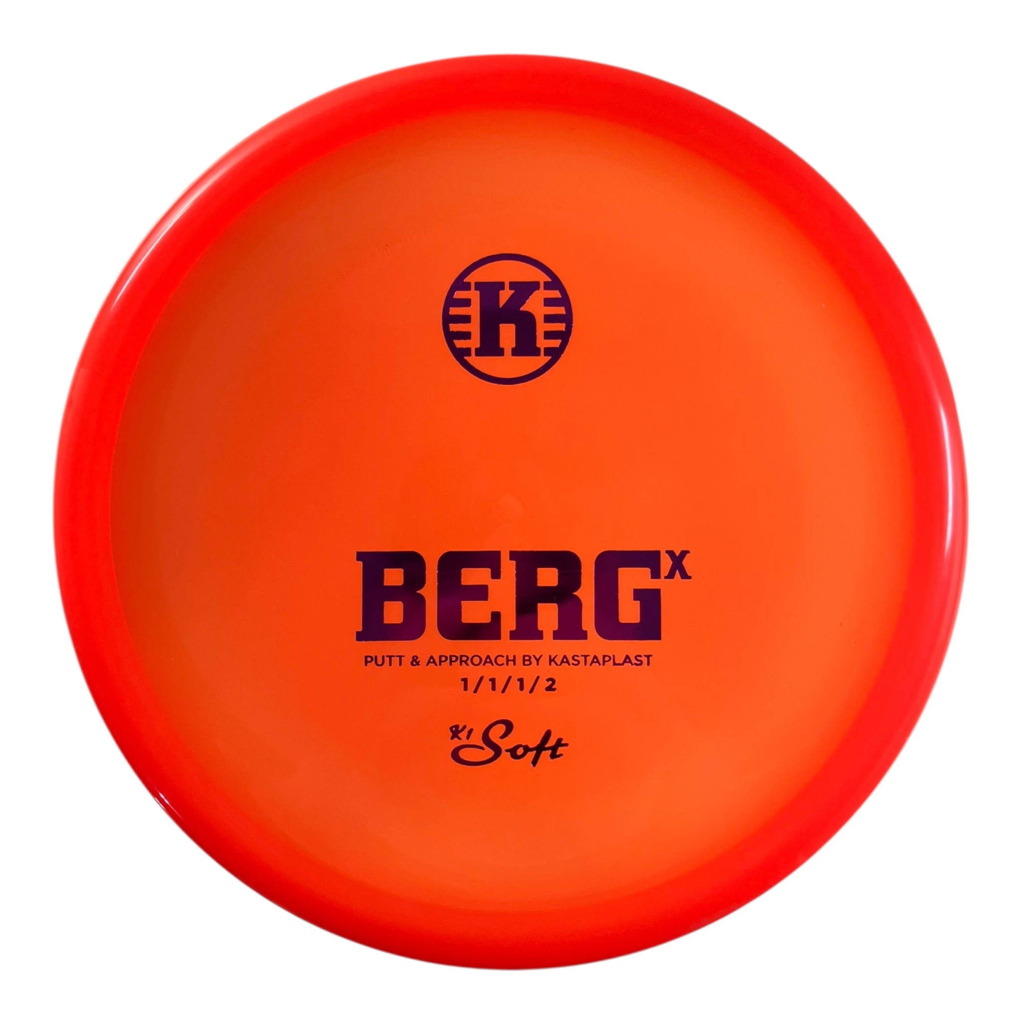 Kastaplast Berg X | K1 Soft | Orange/Purple 175g Disc Golf