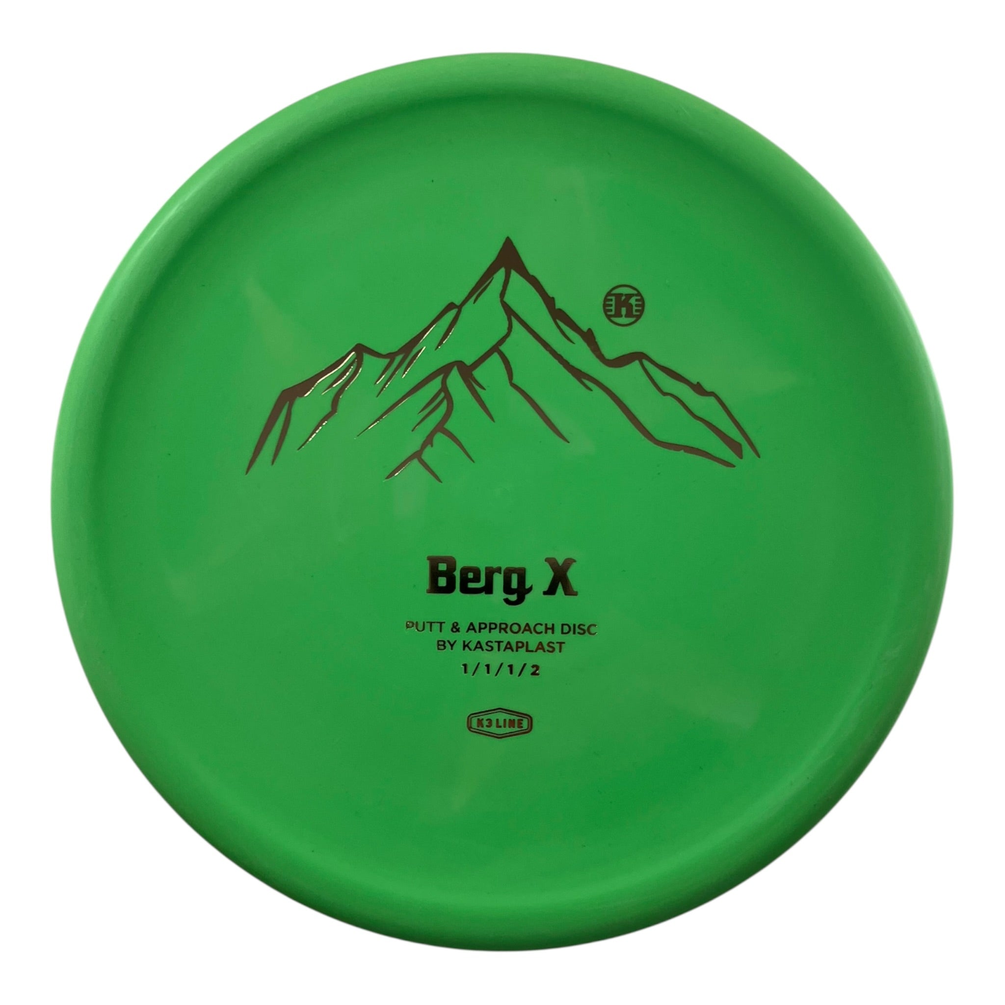 Kastaplast Berg X | K3 | Green/Gold 173g Disc Golf