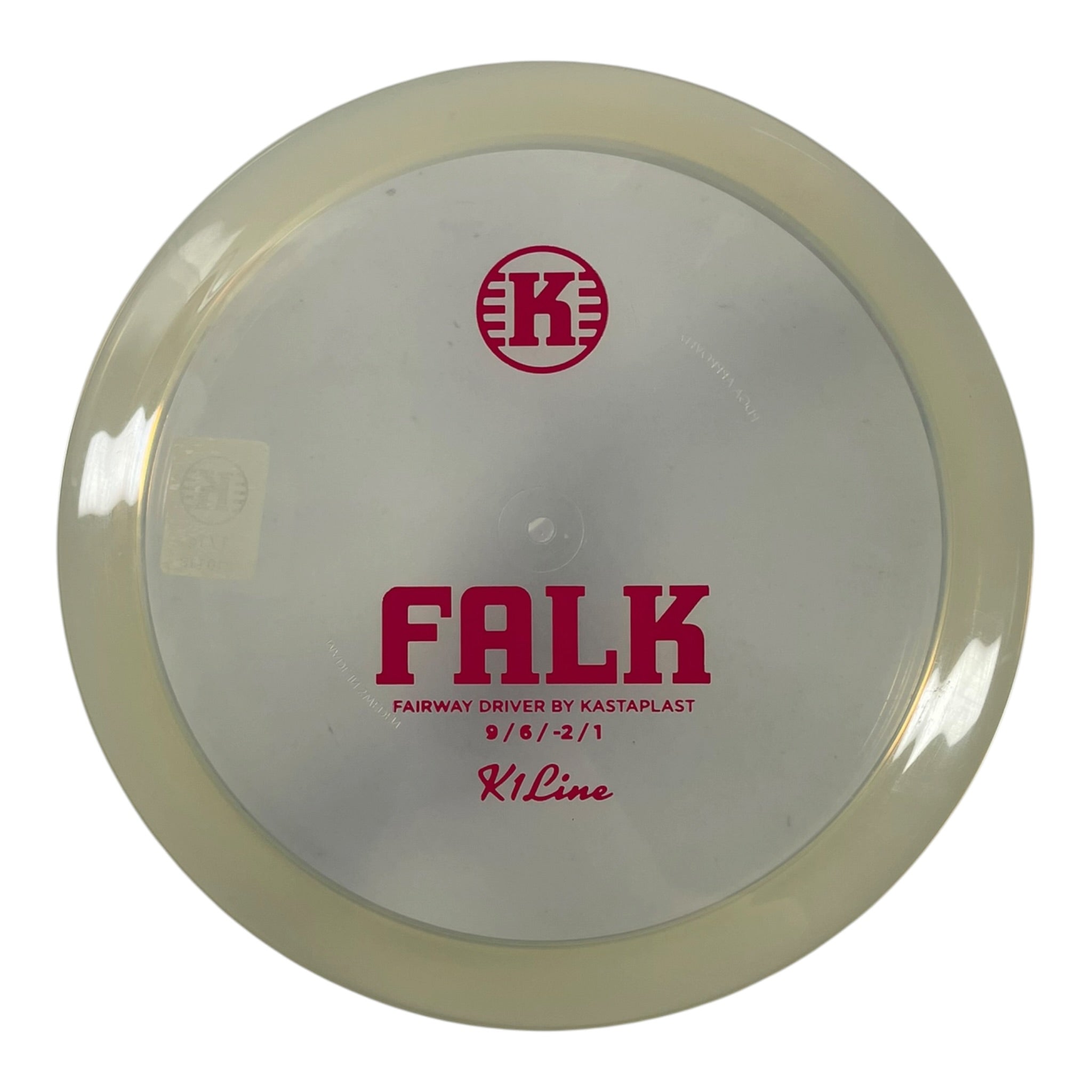 Kastaplast Falk | K1 | Clear/Pink 171g Disc Golf