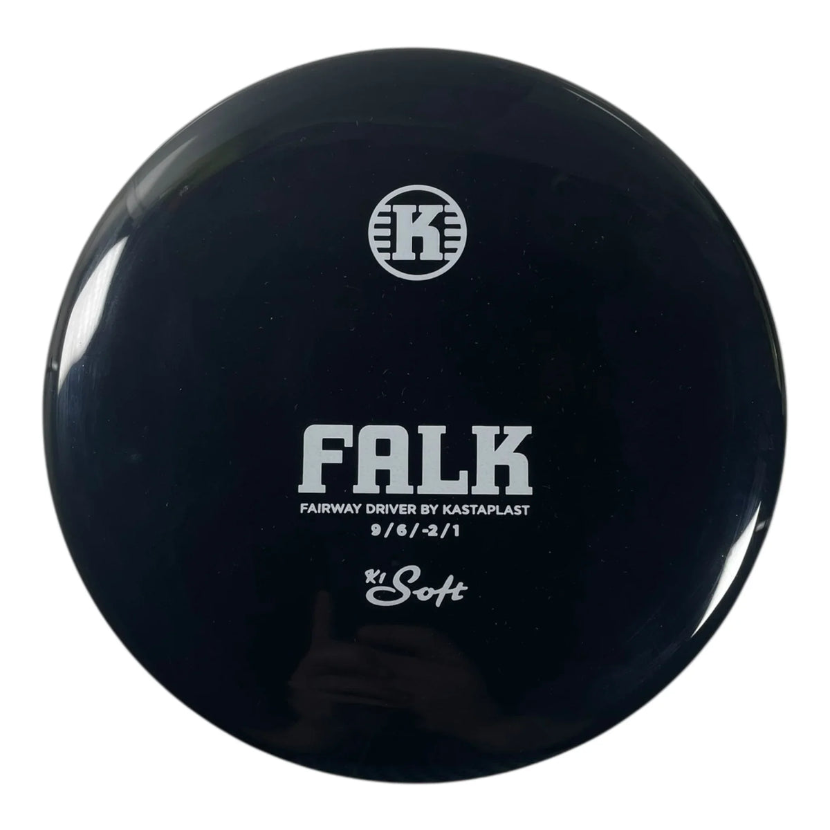 Kastaplast Falk | K1 Soft | Black/White 174g Disc Golf