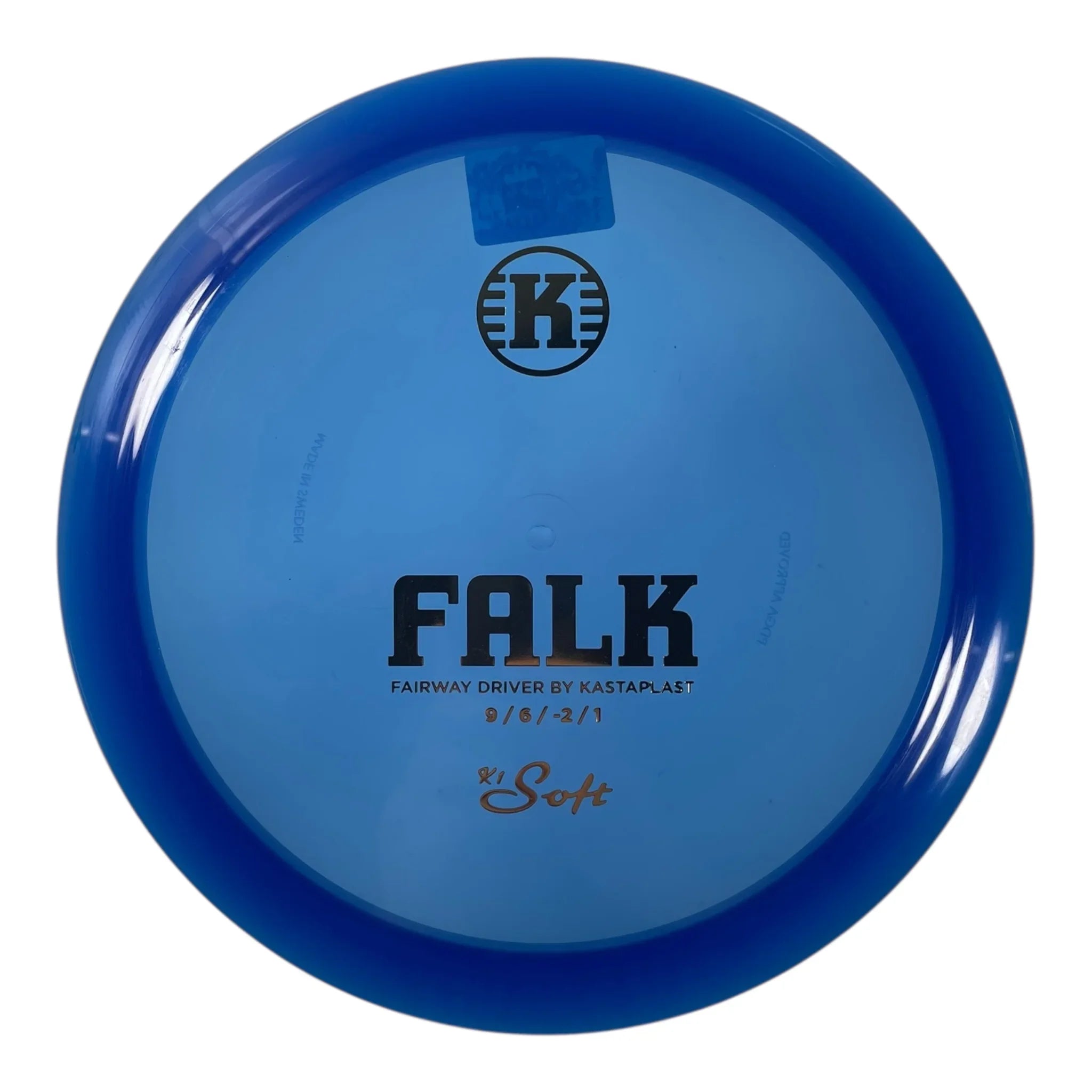 Kastaplast Falk | K1 Soft | Blue/Gold 171g Disc Golf