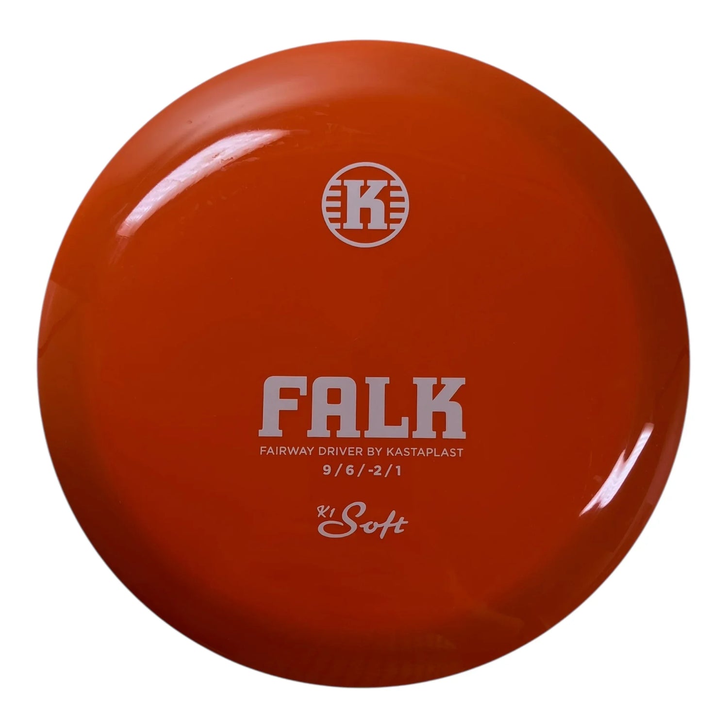 Kastaplast Falk | K1 Soft | Orange/White 171g Disc Golf