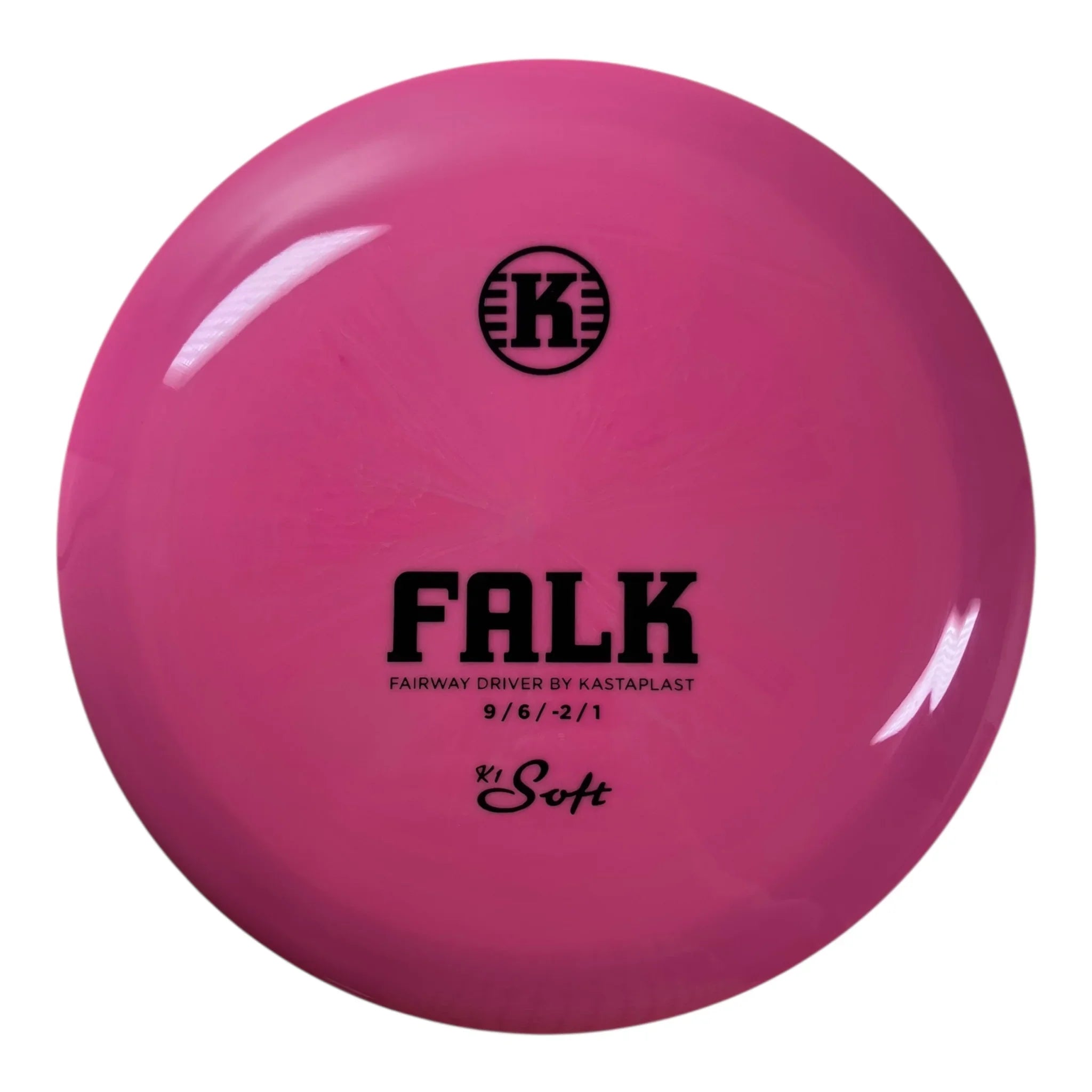 Kastaplast Falk | K1 Soft | Pink/Black 175g Disc Golf