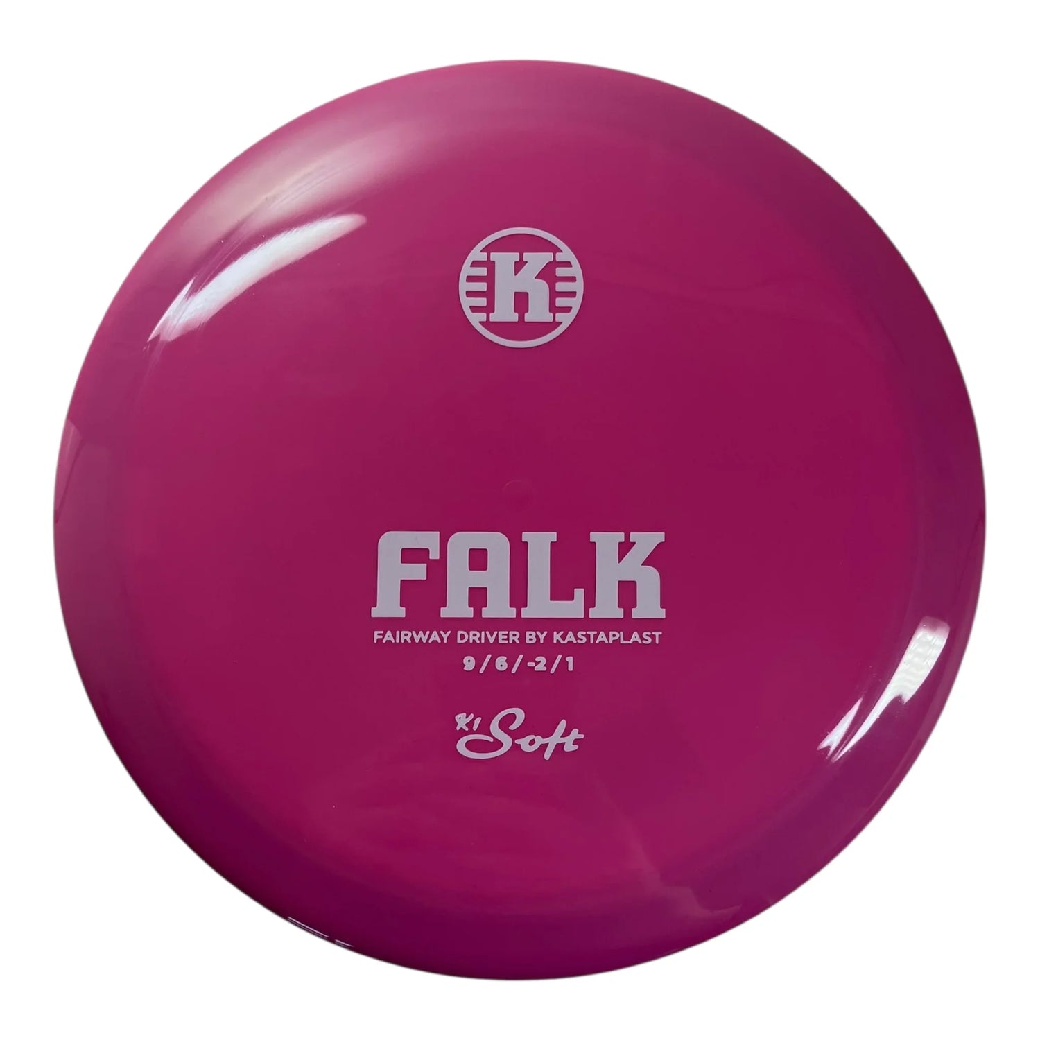 Kastaplast Falk | K1 Soft | Pink/White 170g Disc Golf