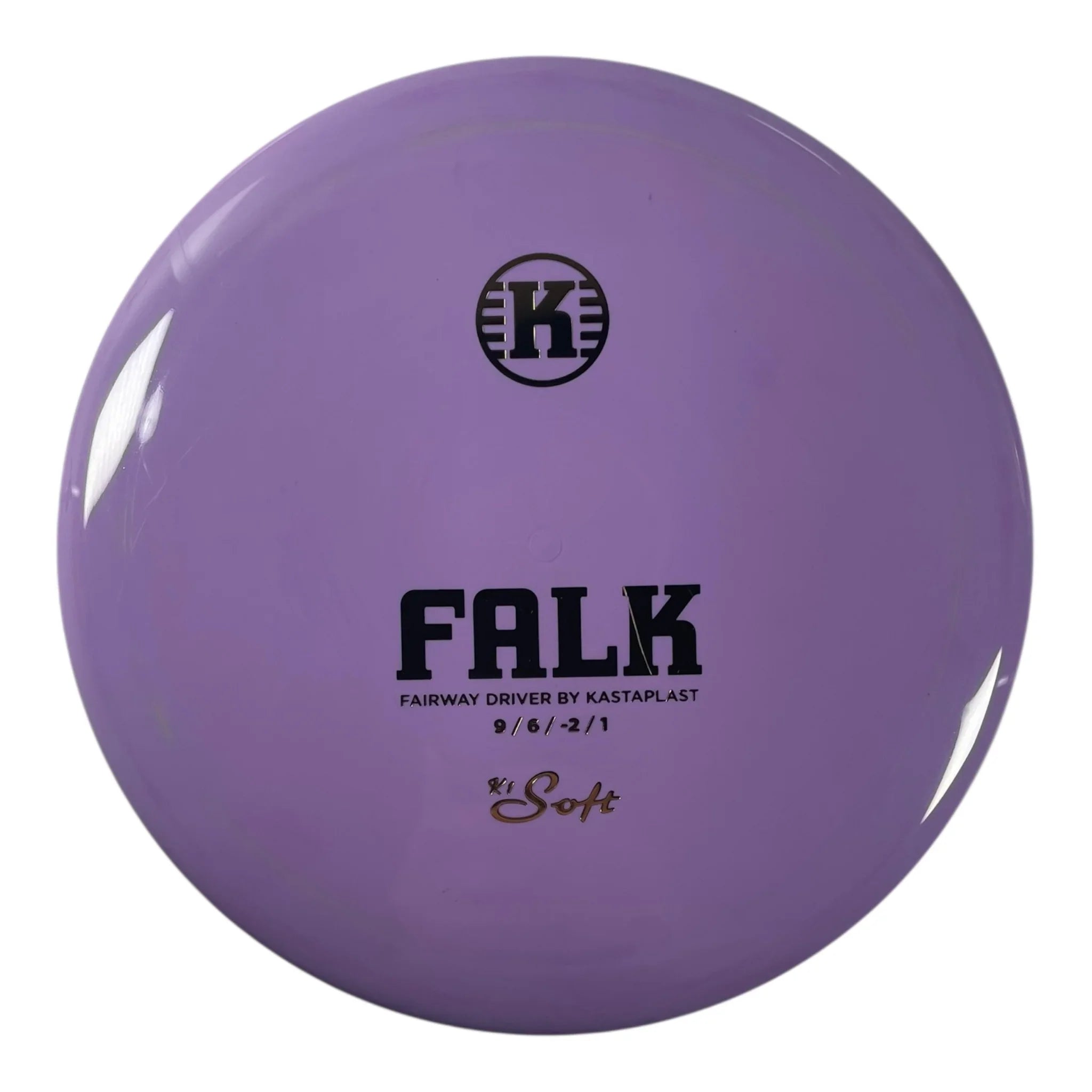 Kastaplast Falk | K1 Soft | Purple/Gold 172g Disc Golf