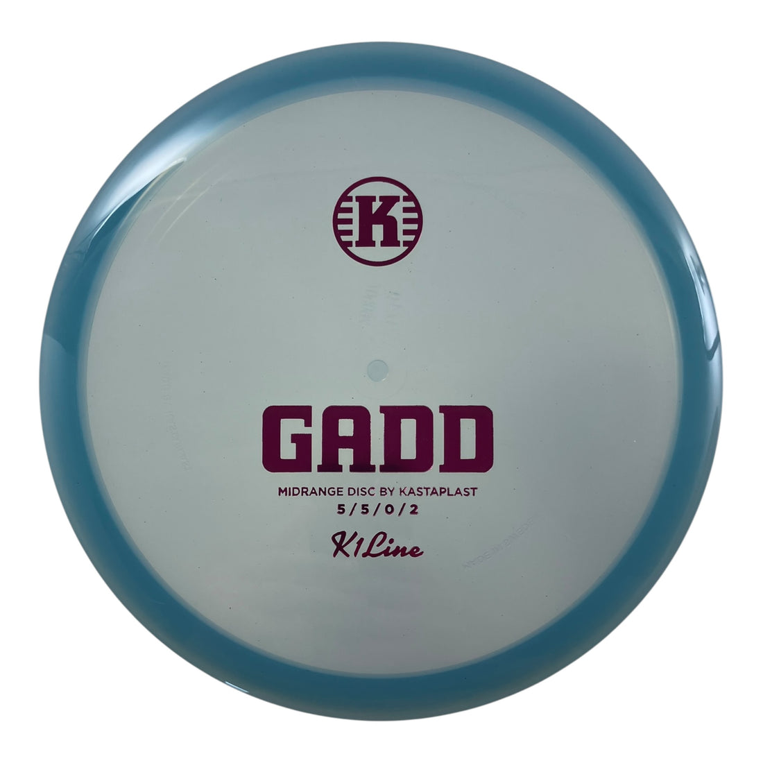 Kastaplast Gadd | K1 | Blue/Pink 174g Disc Golf