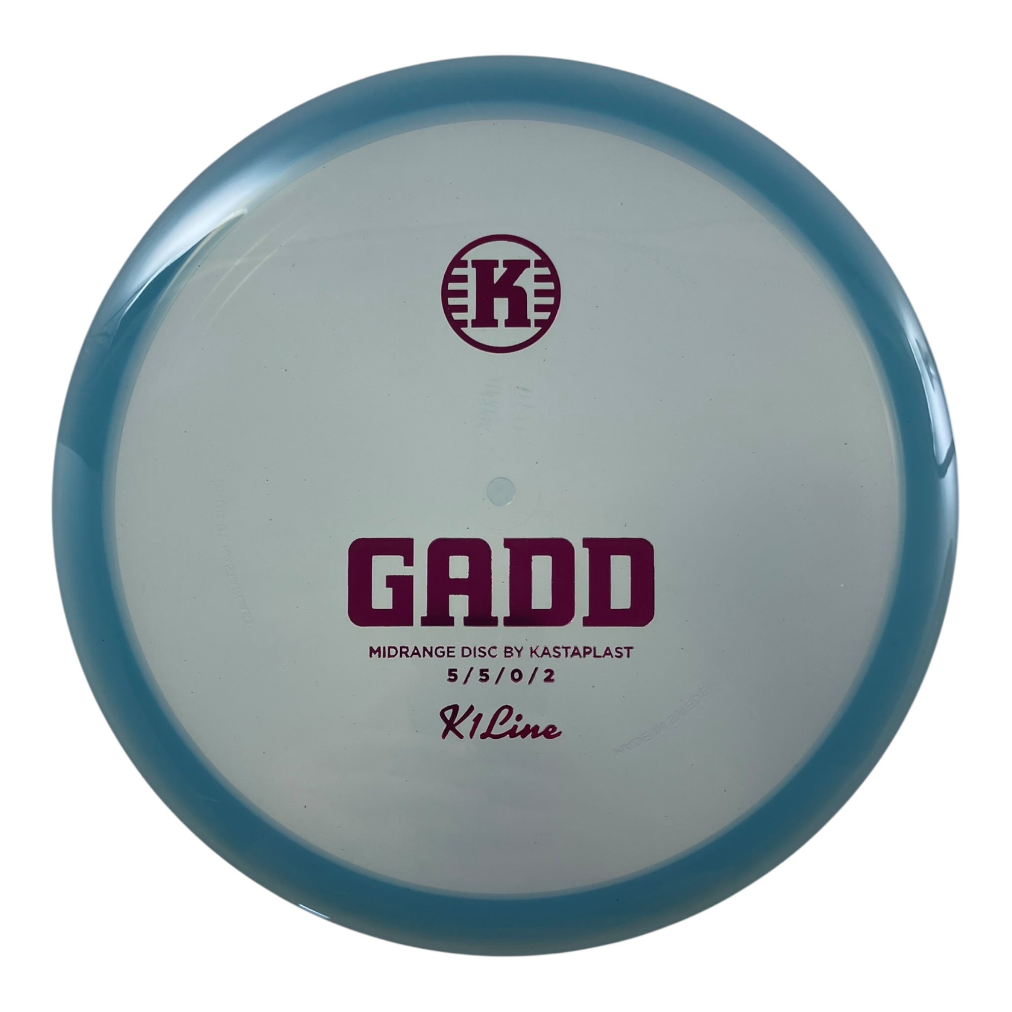 Kastaplast Gadd | K1 | Blue/Pink 174g Disc Golf