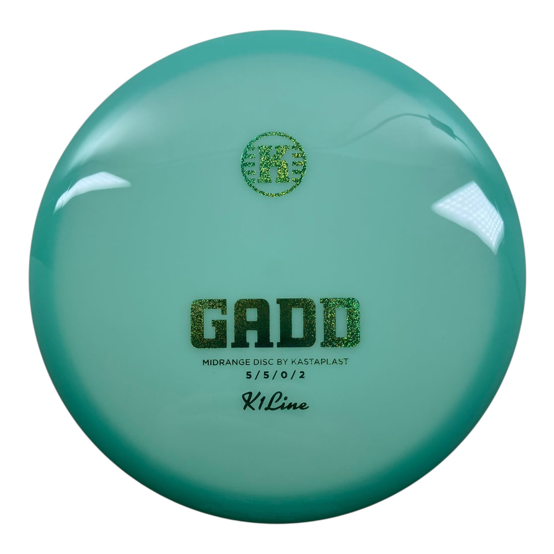 Kastaplast Gadd | K1 | Mint/Gold Sparkle 178g (First Run) Disc Golf