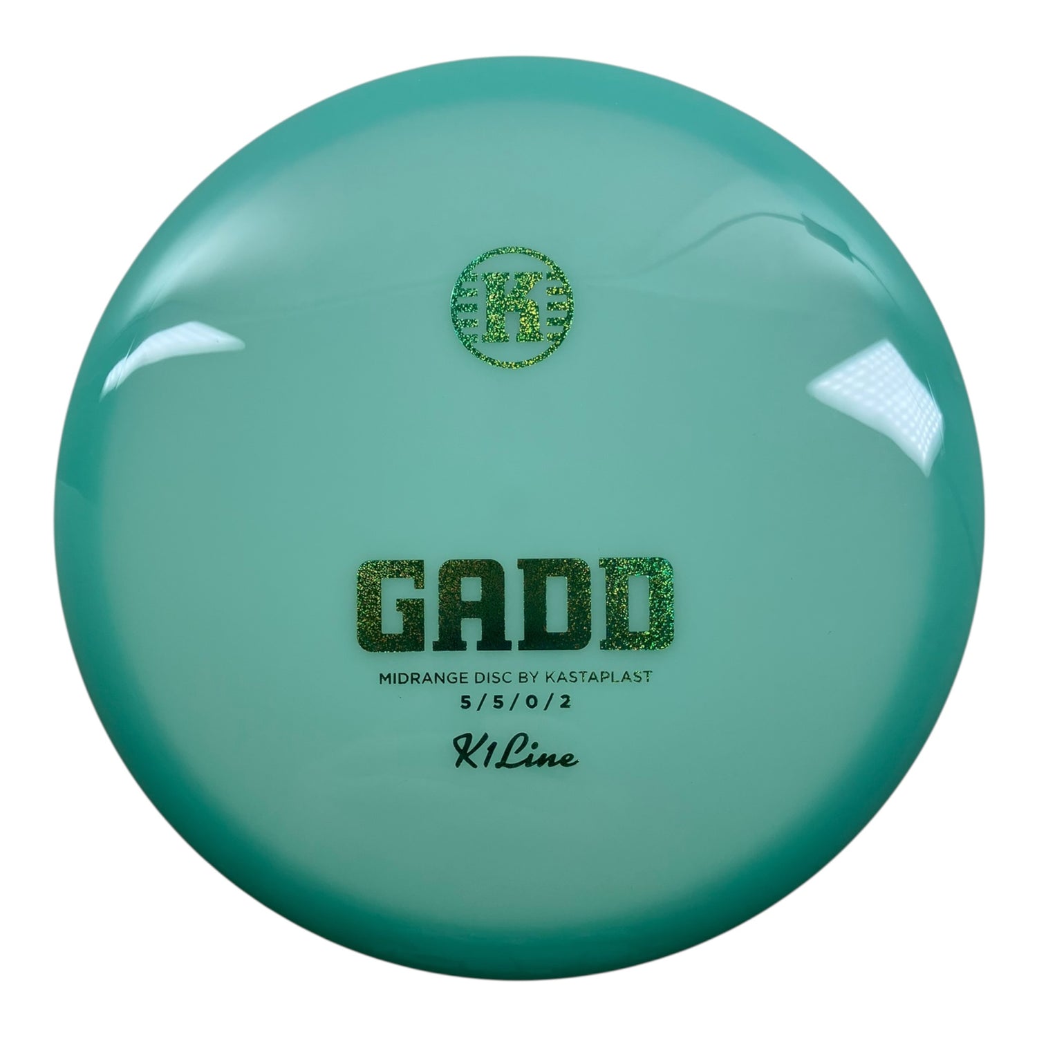 Kastaplast Gadd | K1 | Mint/Gold Sparkle 178g (First Run) Disc Golf