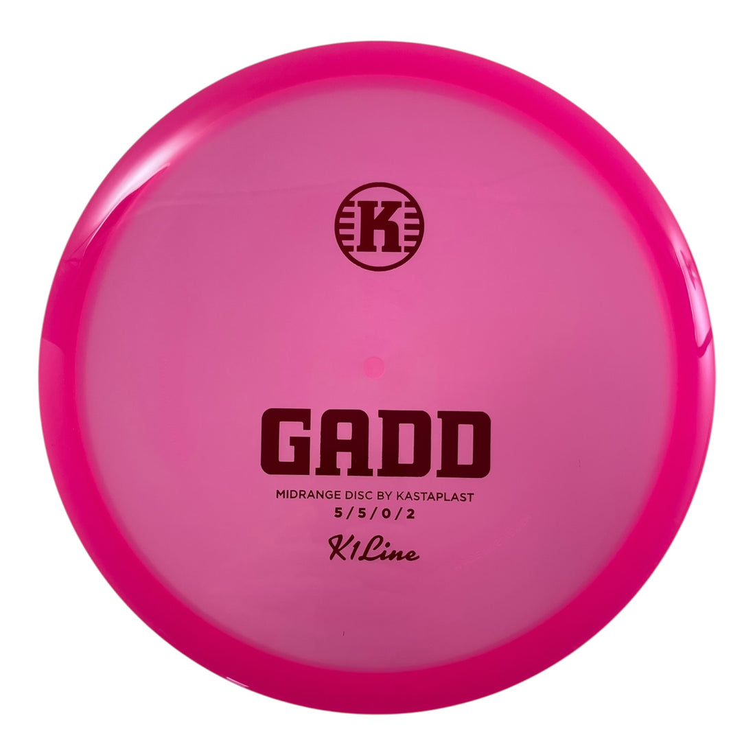 Kastaplast Gadd | K1 | Pink/Red 171g Disc Golf