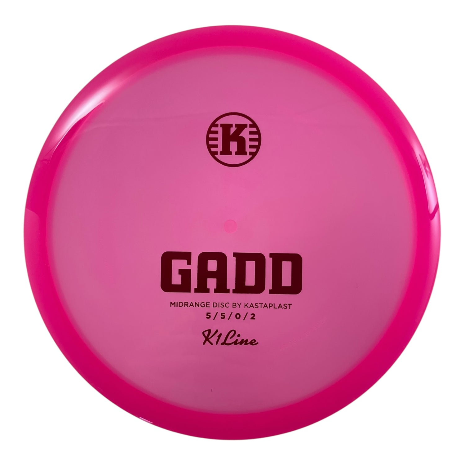Kastaplast Gadd | K1 | Pink/Red 171g Disc Golf