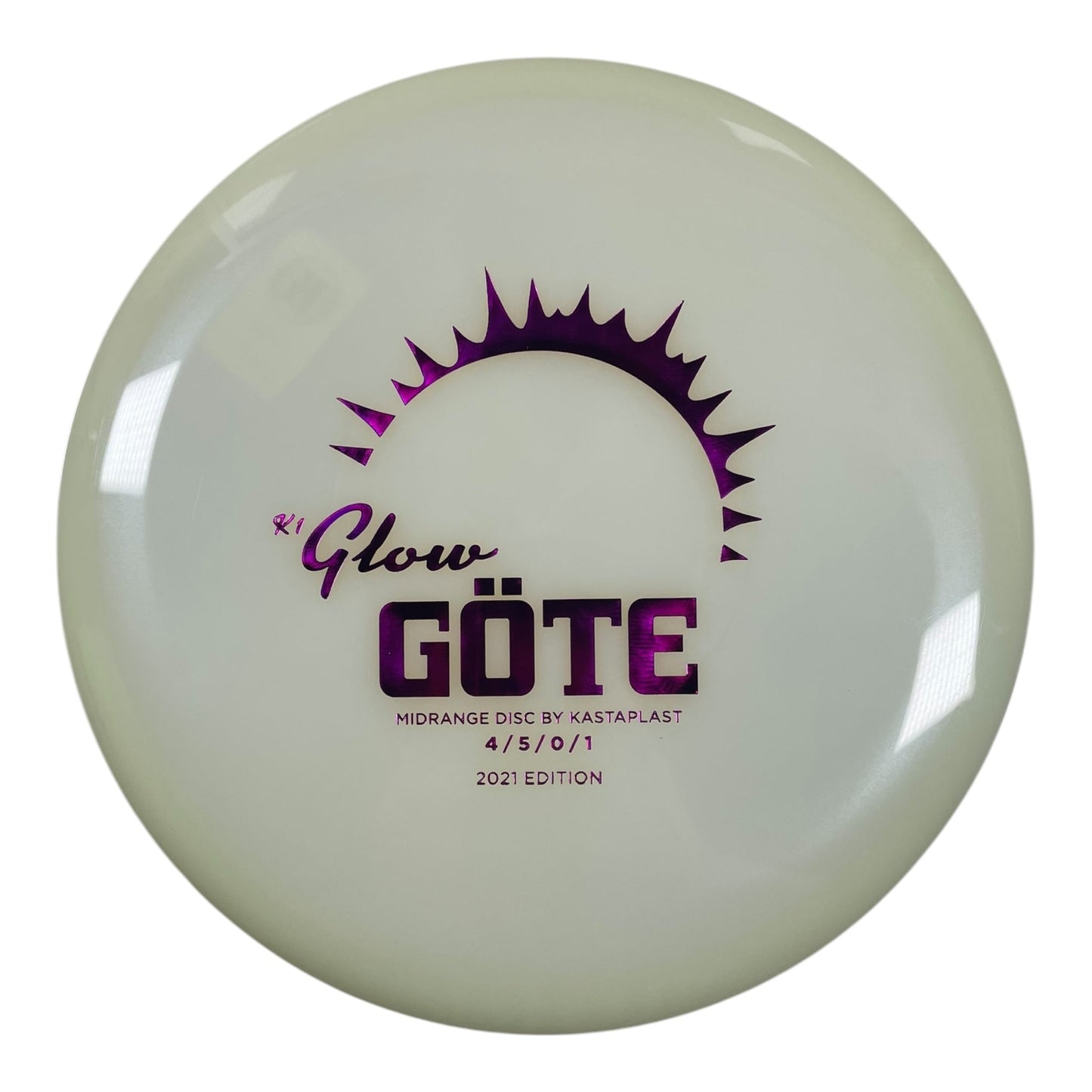 Kastaplast Göte | K1 Glow | Glow/Purple 175 - 180g (2021) Disc Golf