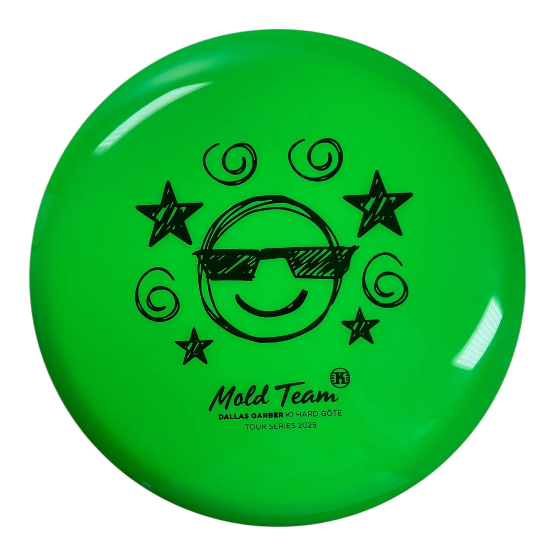 Kastaplast Göte | K1 Hard | Green/Green 175-177g (Dallas Garber) Disc Golf