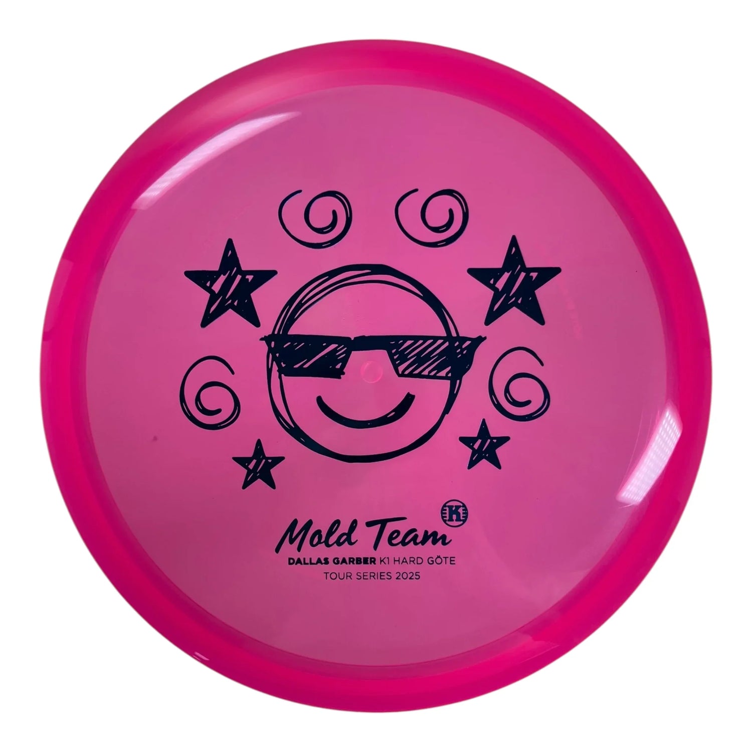 Kastaplast Göte | K1 Hard | Pink/Blue 177g (Dallas Garber) Disc Golf