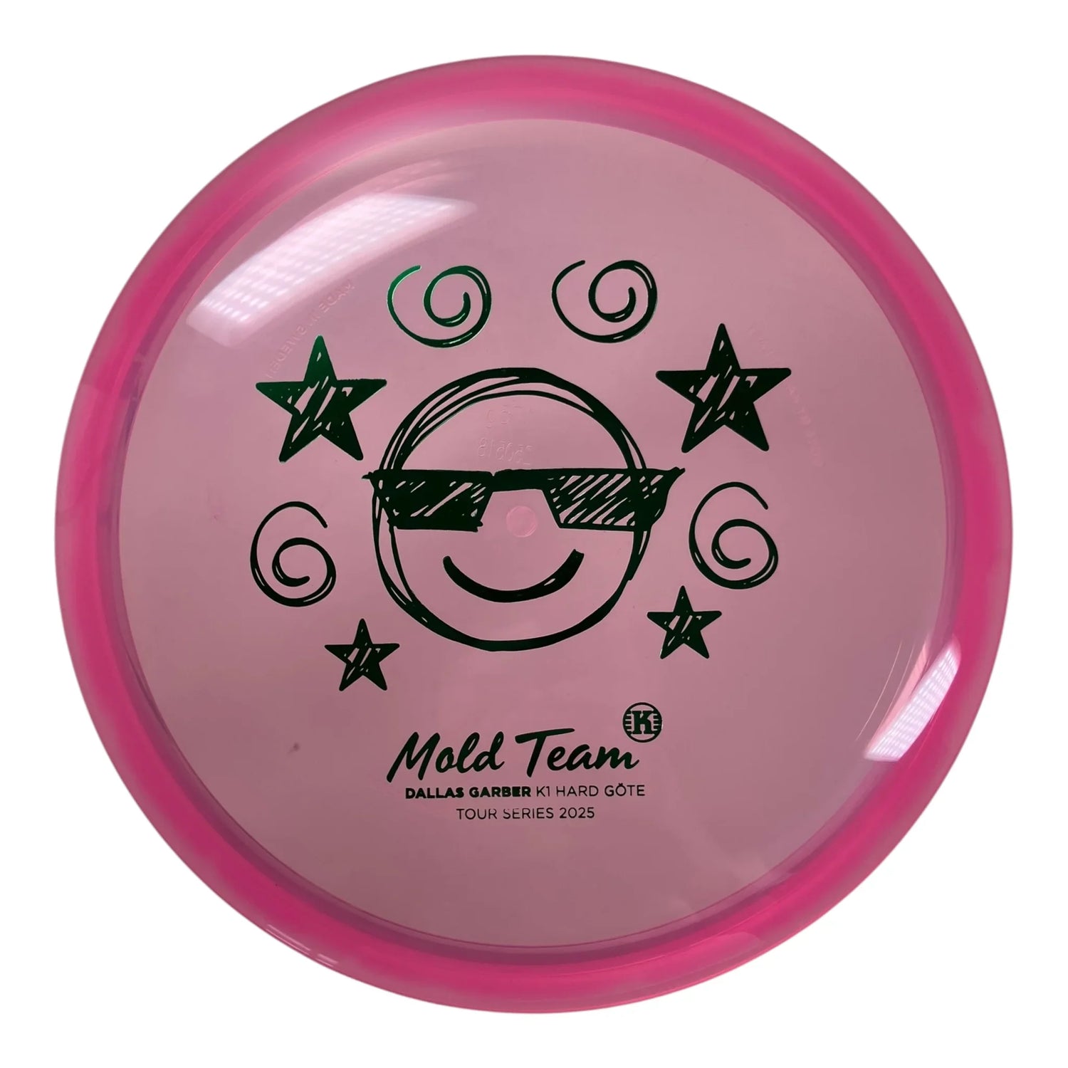 Kastaplast Göte | K1 Hard | Pink/Green 175g (Dallas Garber) Disc Golf