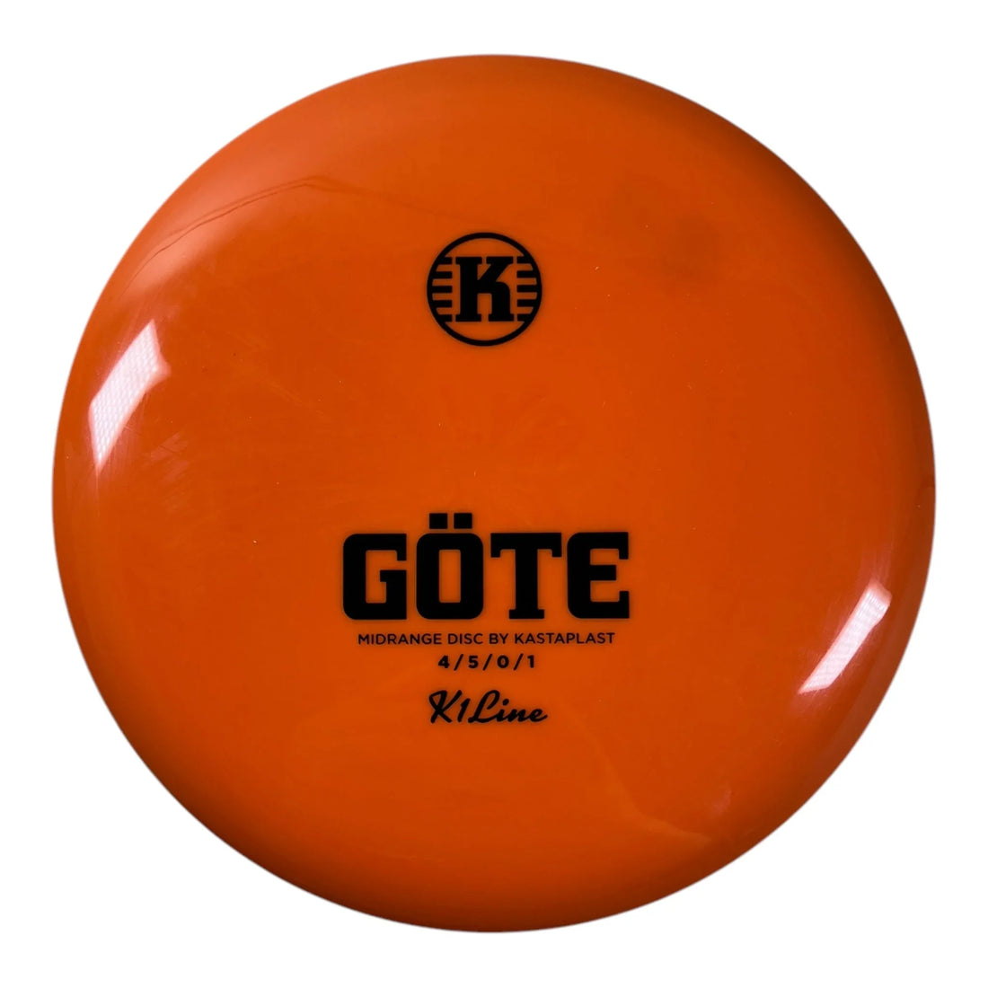 Kastaplast Göte | K1 | Orange/Black 179g Disc Golf