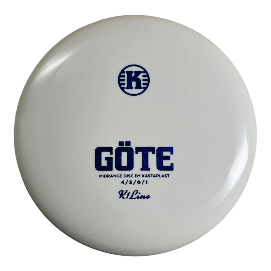 Kastaplast Göte | K1 | White/Blue 180g Disc Golf