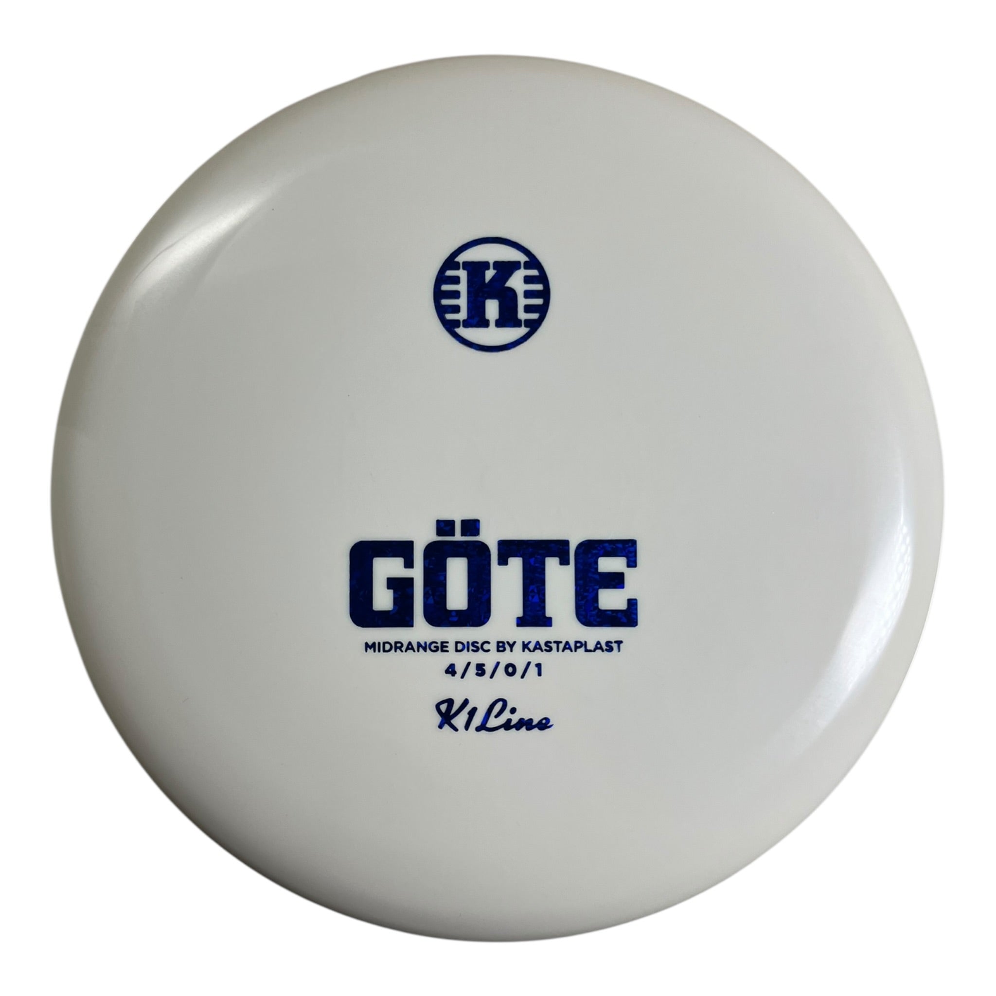 Kastaplast Göte | K1 | White/Blue 180g Disc Golf