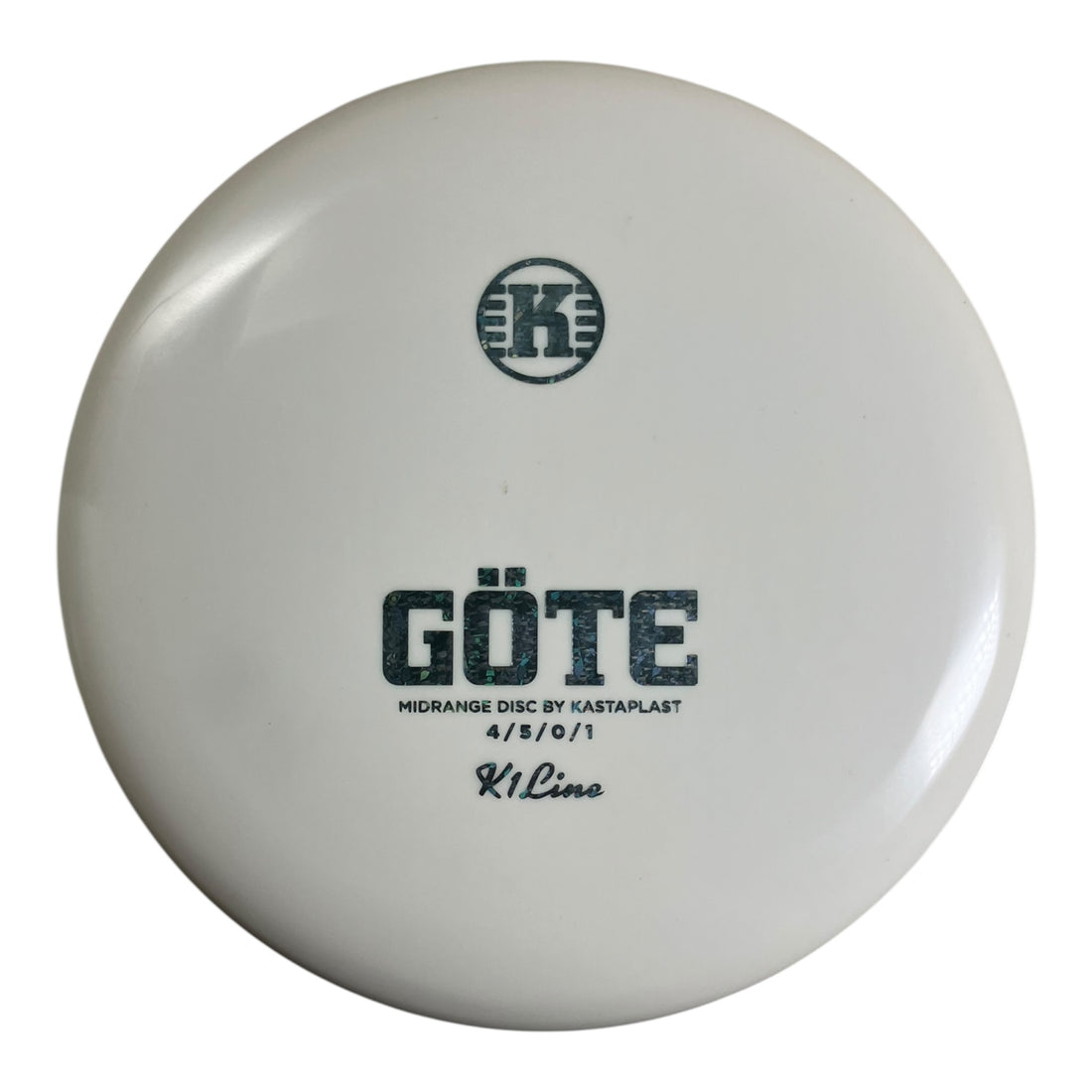 Kastaplast Göte | K1 | White/Silver 180g Disc Golf
