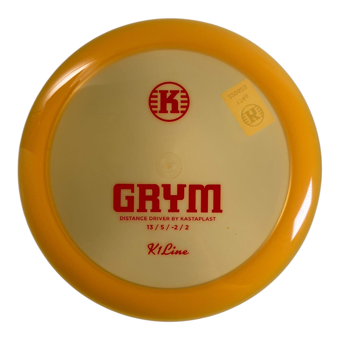 Kastaplast Grym | K1 | Orange/Red 174g Disc Golf
