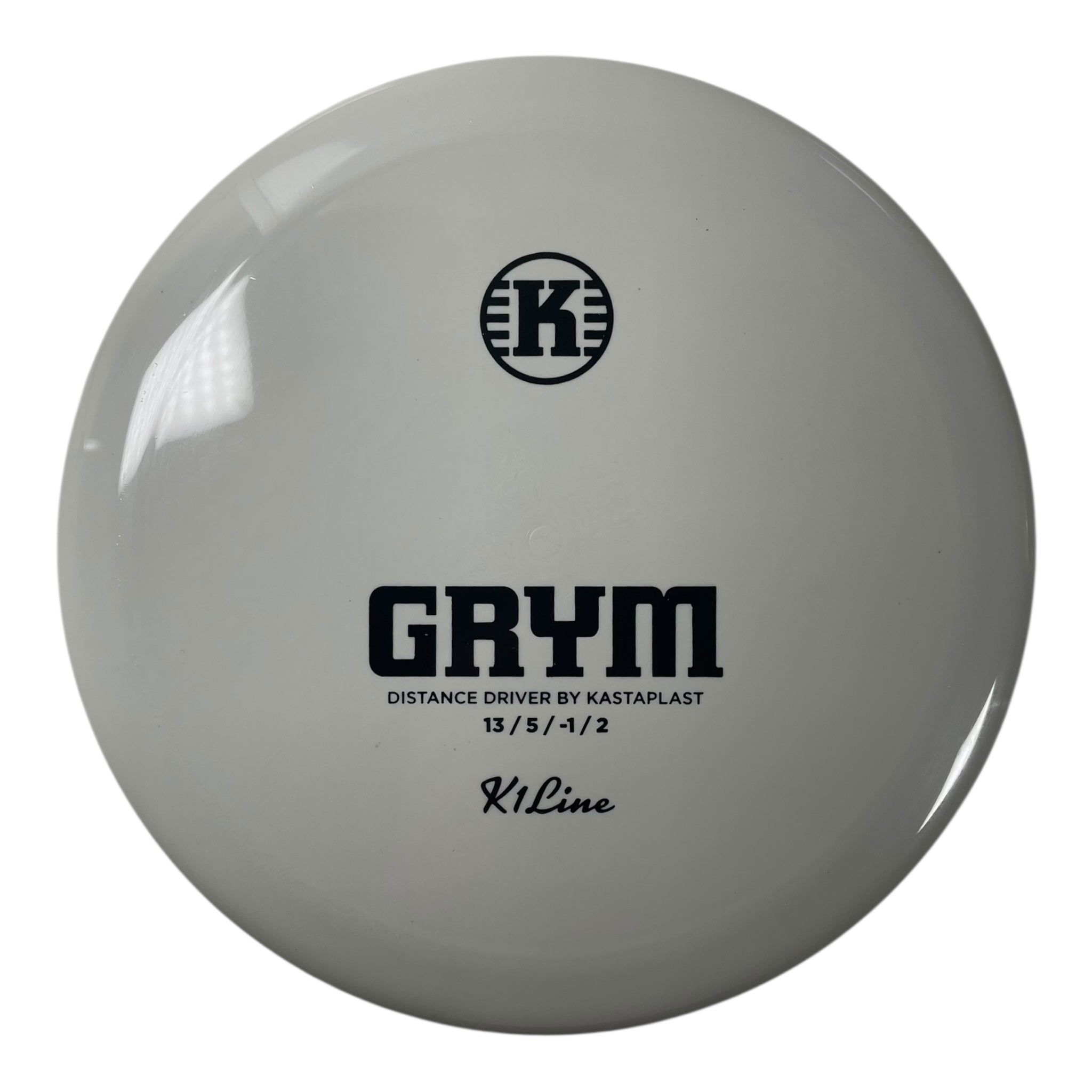 Kastaplast Grym | K1 | White/Black 172g Disc Golf