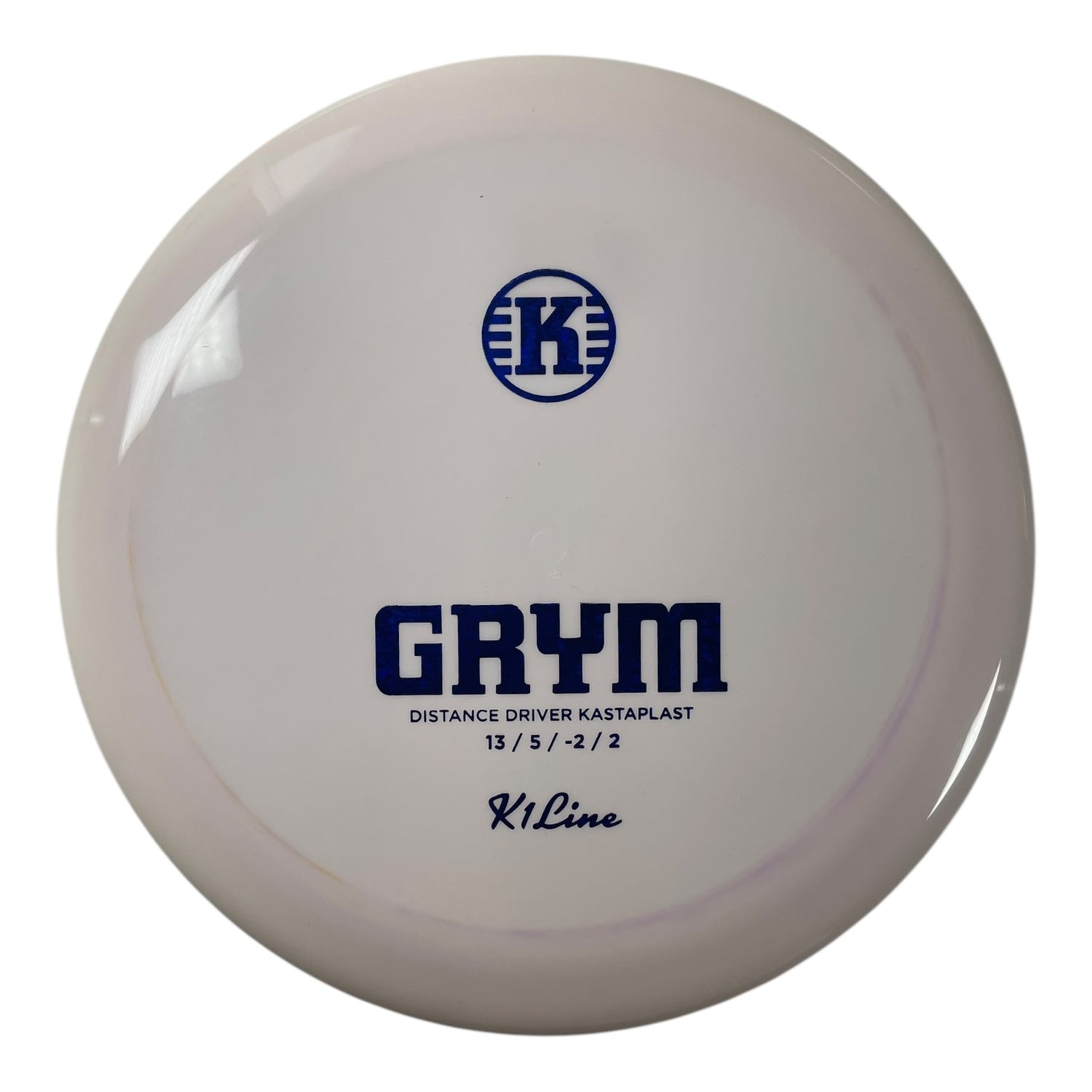 Kastaplast Grym | K1 | White/Blue 173g Disc Golf