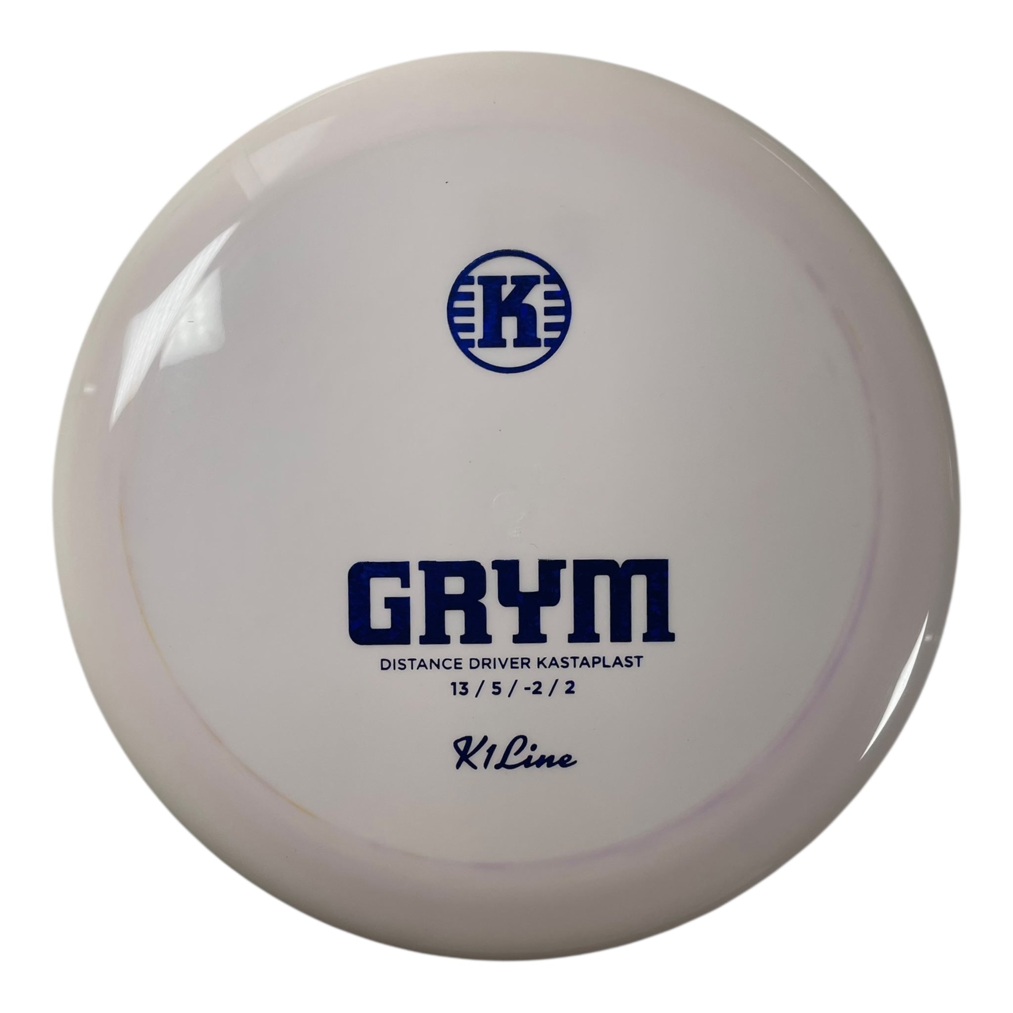 Kastaplast Grym | K1 | White/Blue 173g Disc Golf