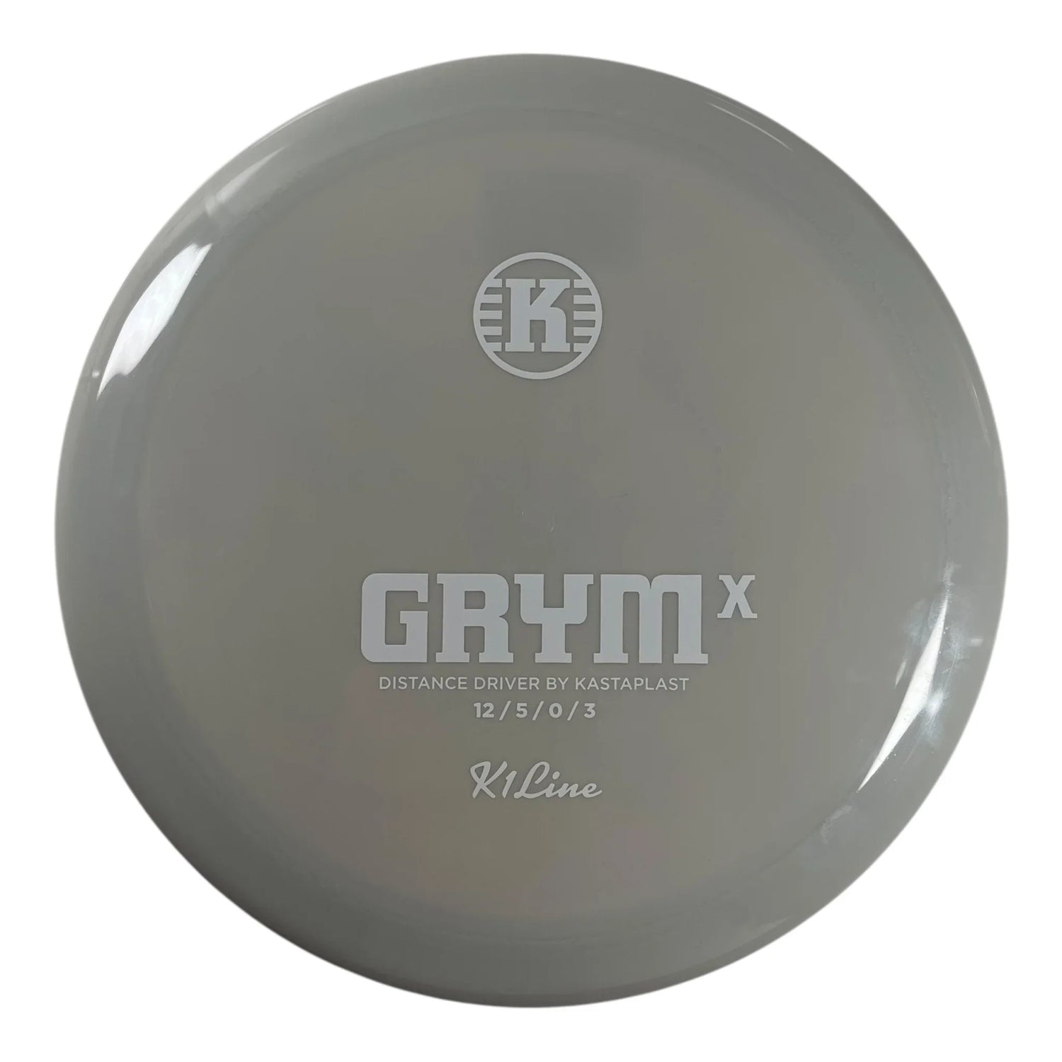 Kastaplast Grym X | K1 | Grey/White 174g Disc Golf