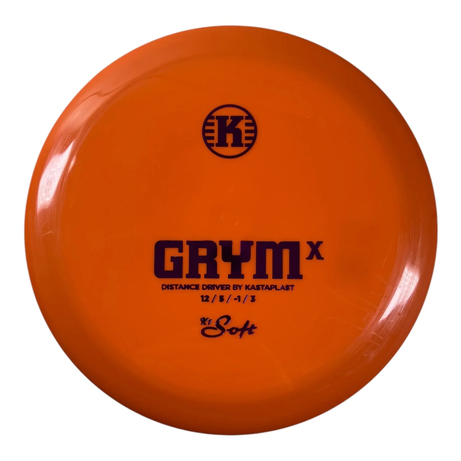 Kastaplast Grym X | K1 Soft | Orange/Pink 173g Disc Golf