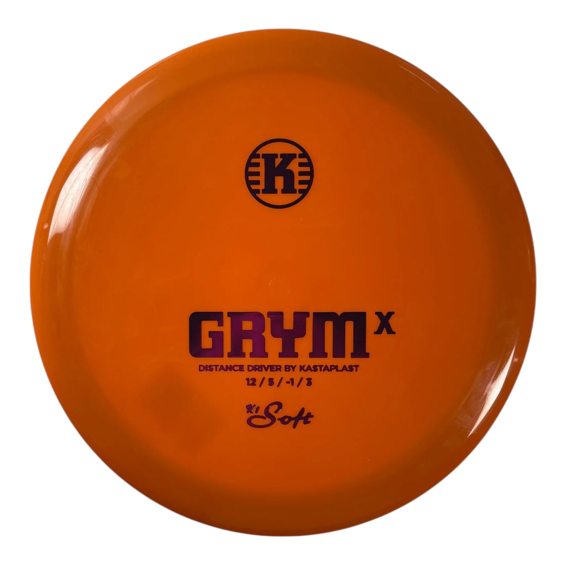 Kastaplast Grym X | K1 Soft | Orange/Purple 173-174g Disc Golf