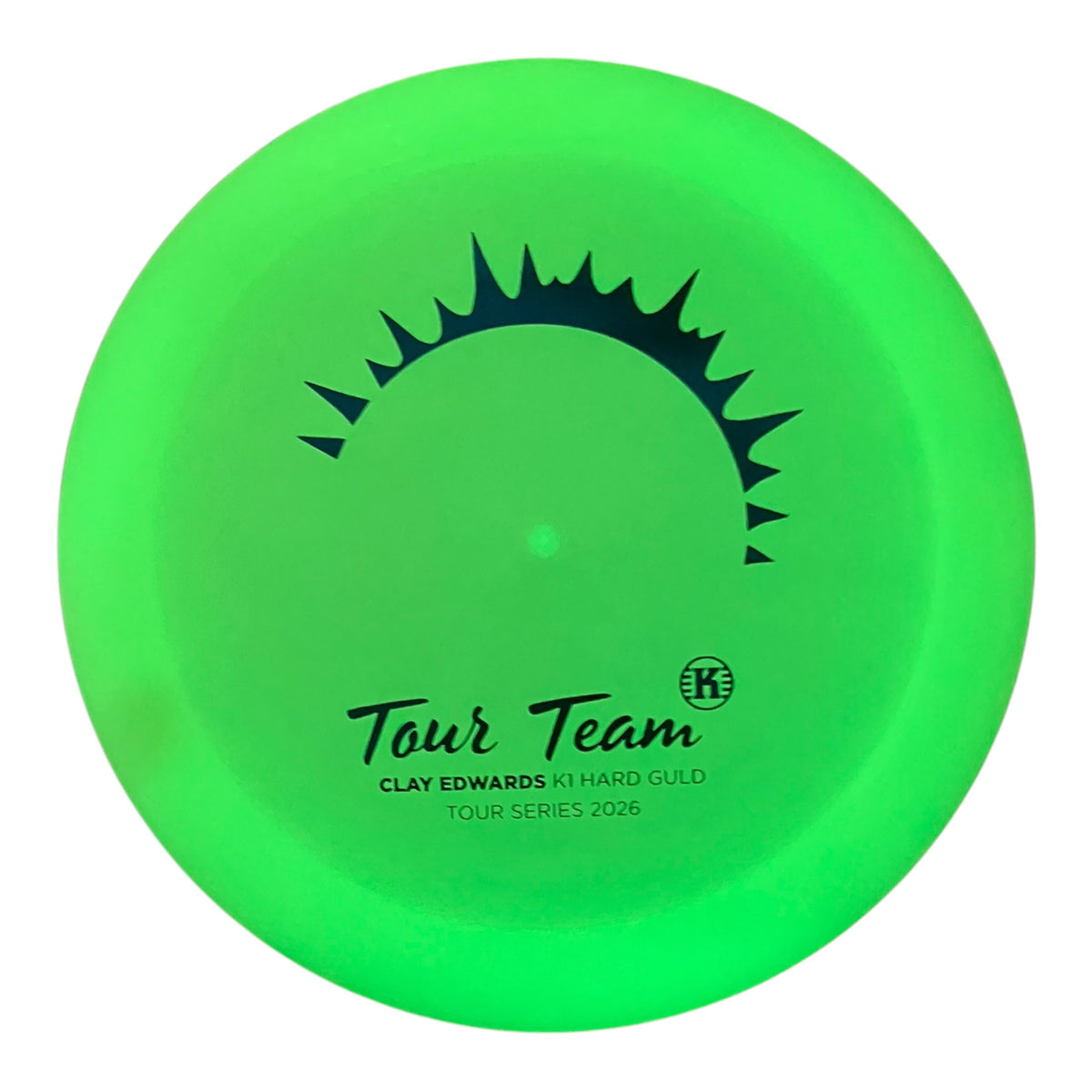 Kastaplast Guld | K1 Hard Glow | Blue/Glow 175g (Clay Edwards Tour Series 2026) Disc Golf