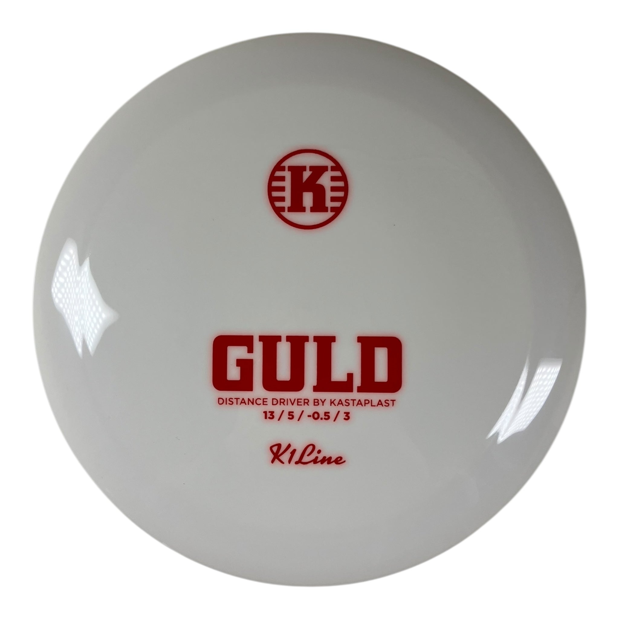 Kastaplast Guld | K1 | White/Red 173-175g Disc Golf