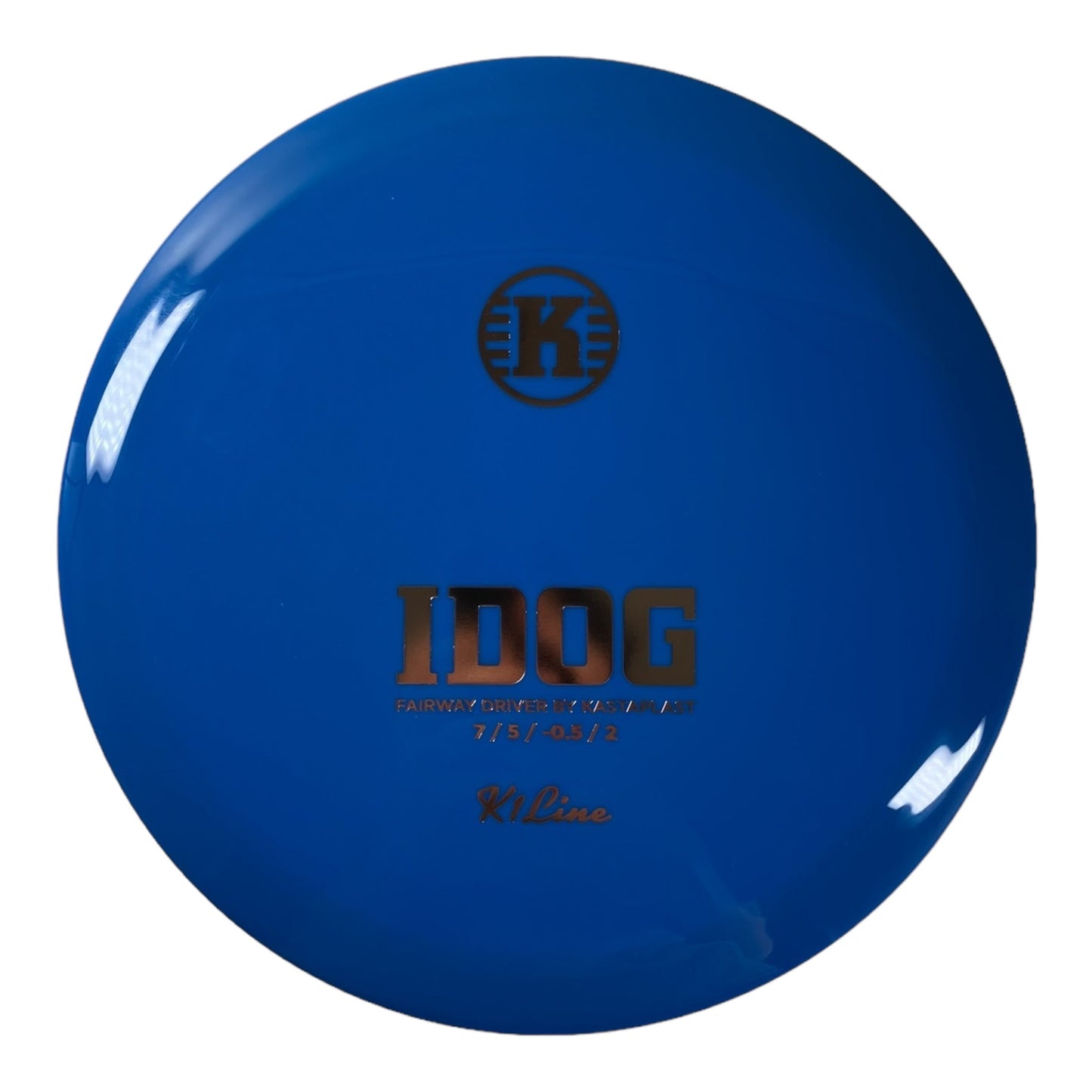 Kastaplast Idog | K1 | Blue/Gold 173g Disc Golf