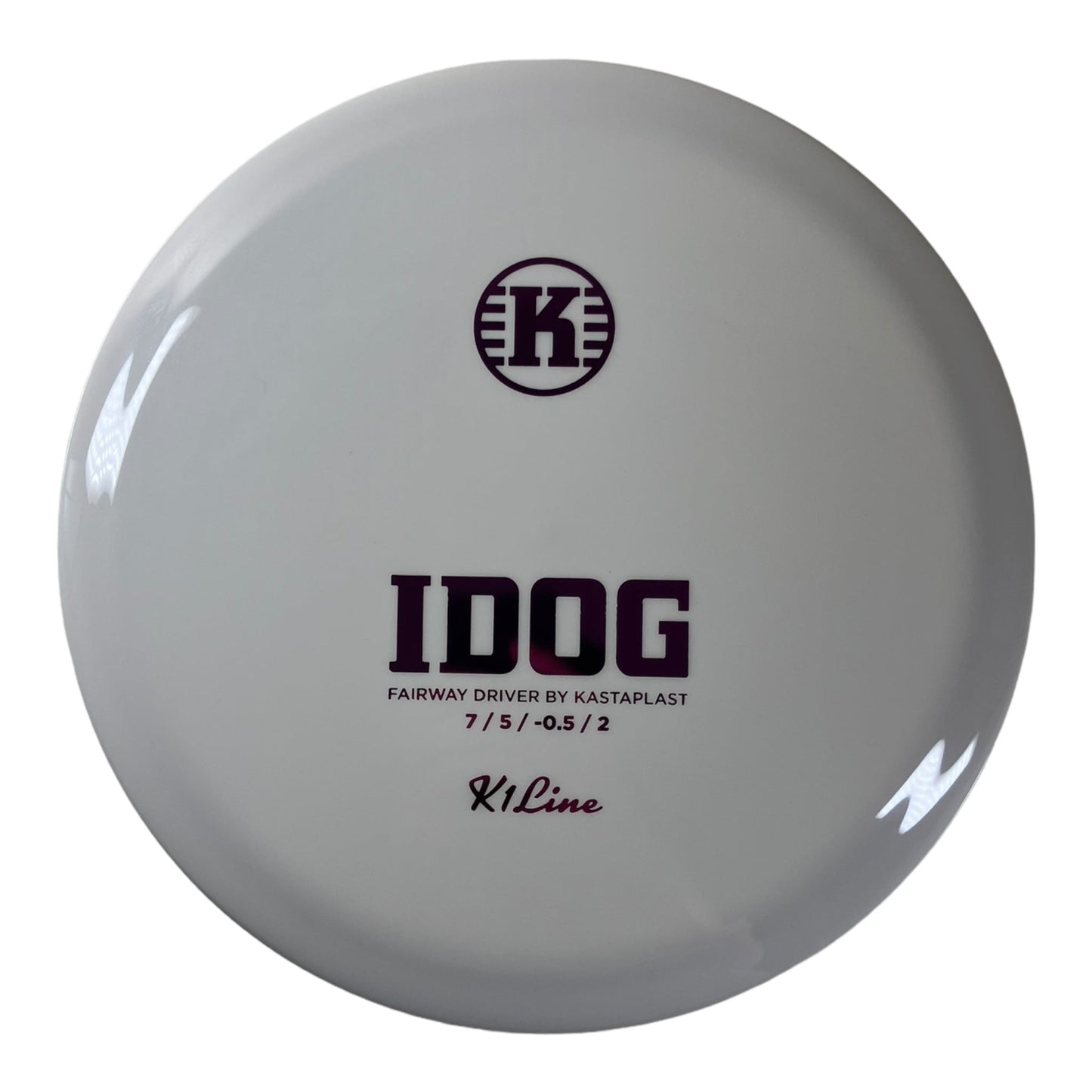 Kastaplast Idog | K1 | White/Purple 170 - 174g Disc Golf