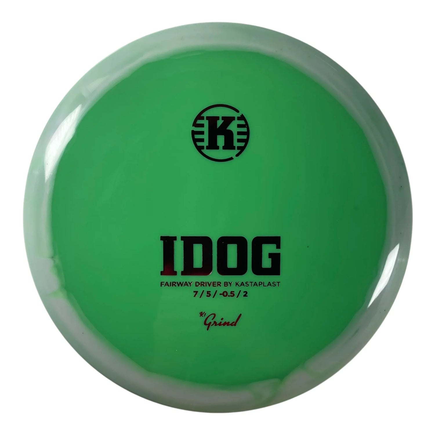 Kastaplast Idog | K1 Grind | Green/Red 173g Disc Golf