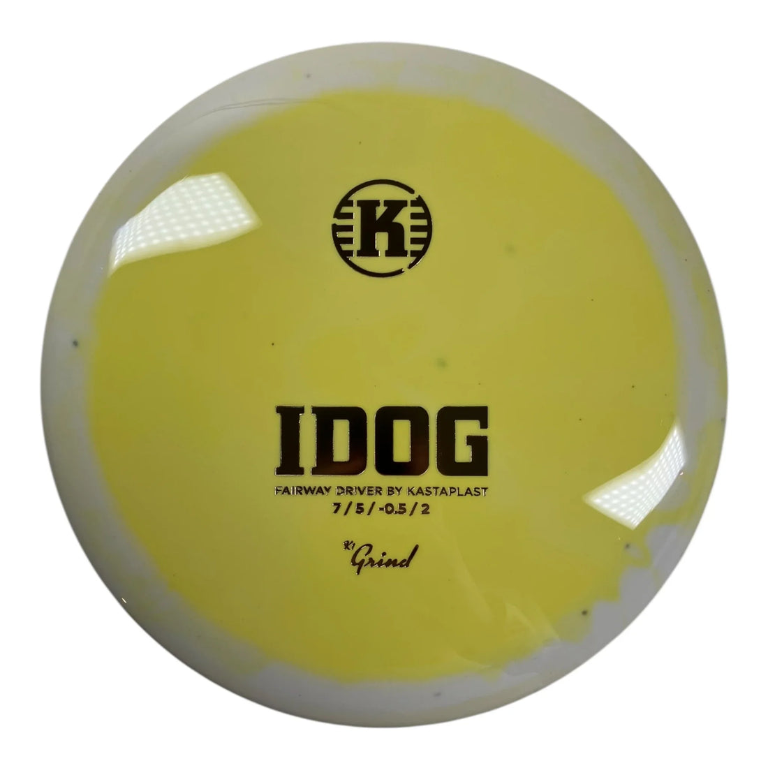 Kastaplast Idog | K1 Grind | Yellow/Gold 172g Disc Golf