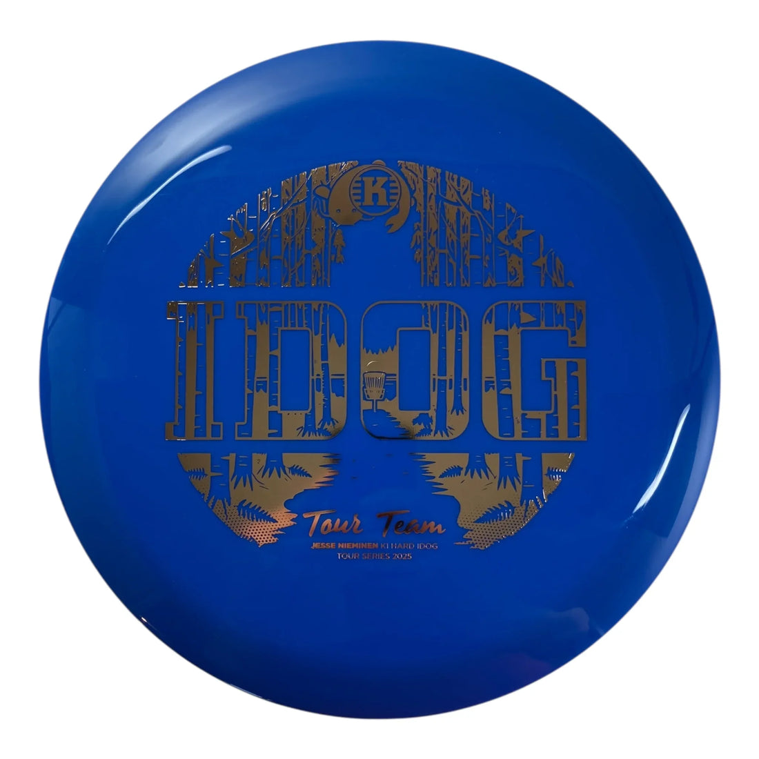 Kastaplast Idog | K1 Hard | Blue/Gold 176g (Jesse Nieminen) Disc Golf